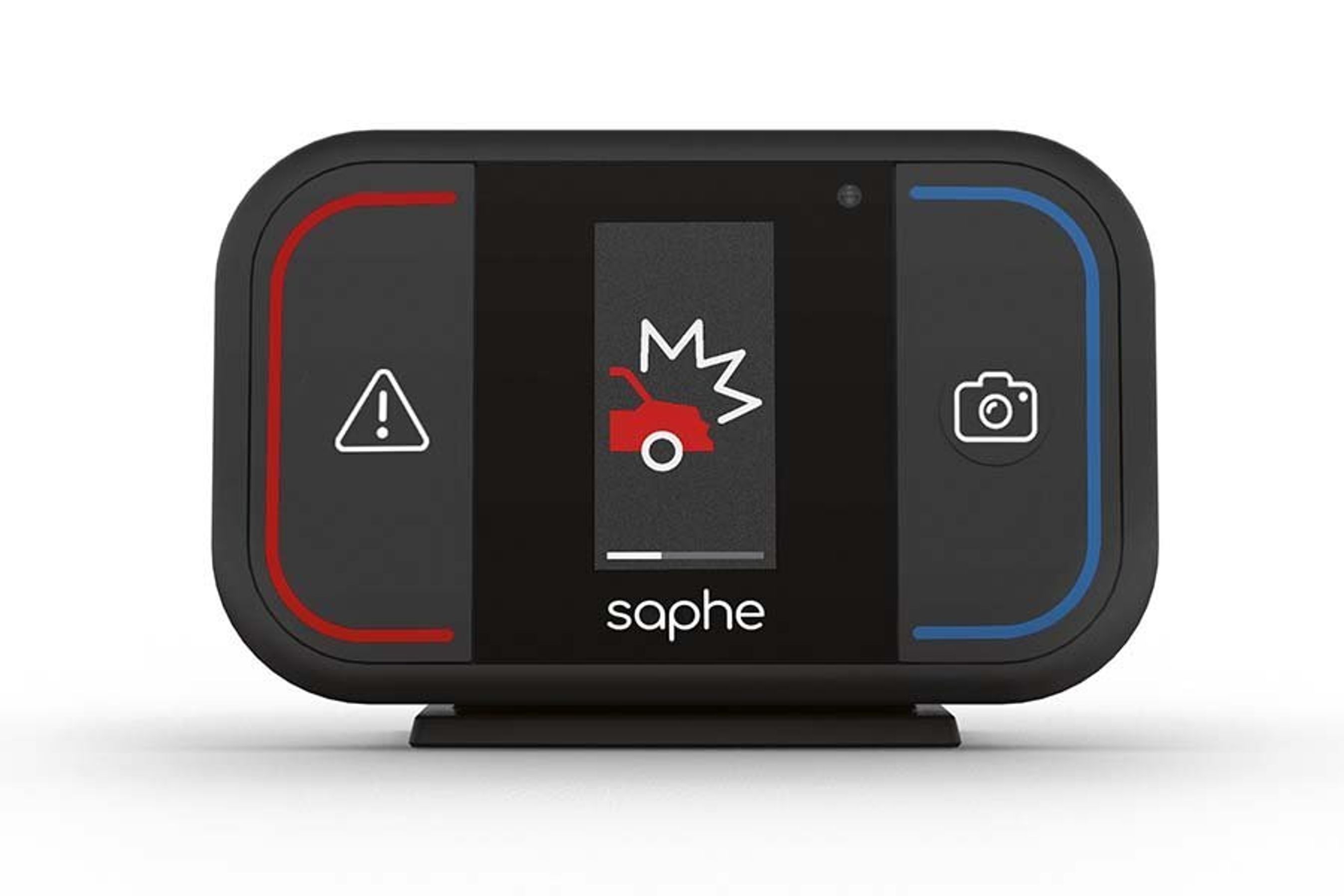 Skærmen er mindre på Saphe Drive Mini