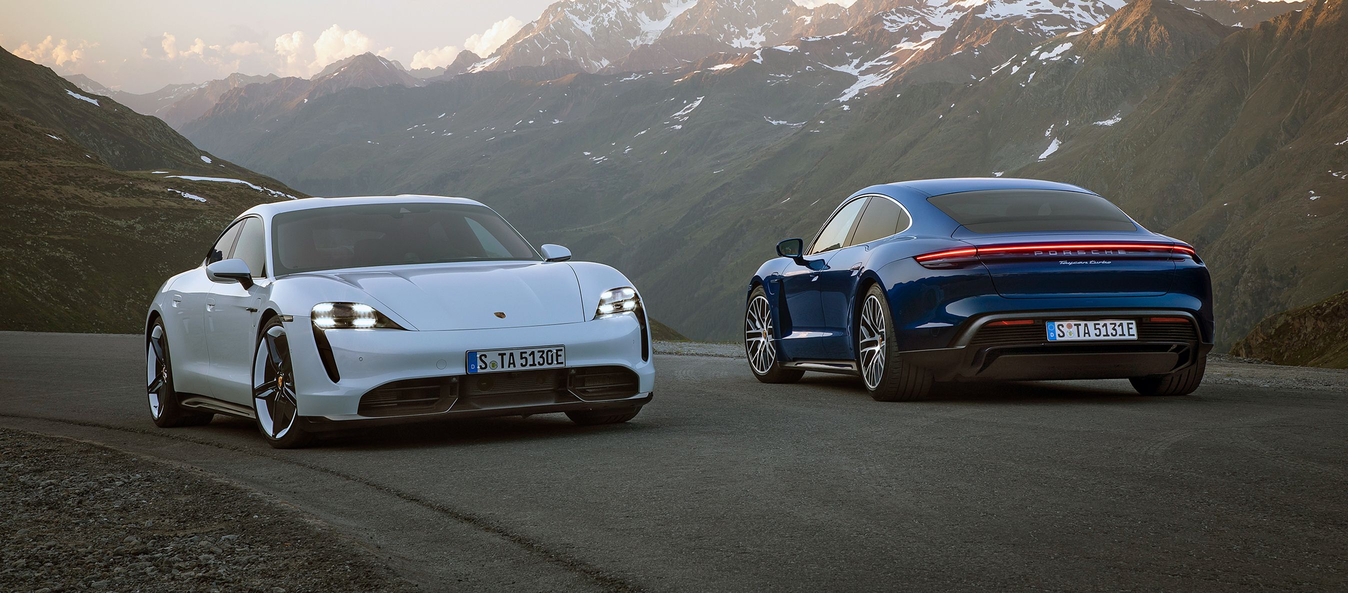 Porsche Taycan i den endelige udgave.
