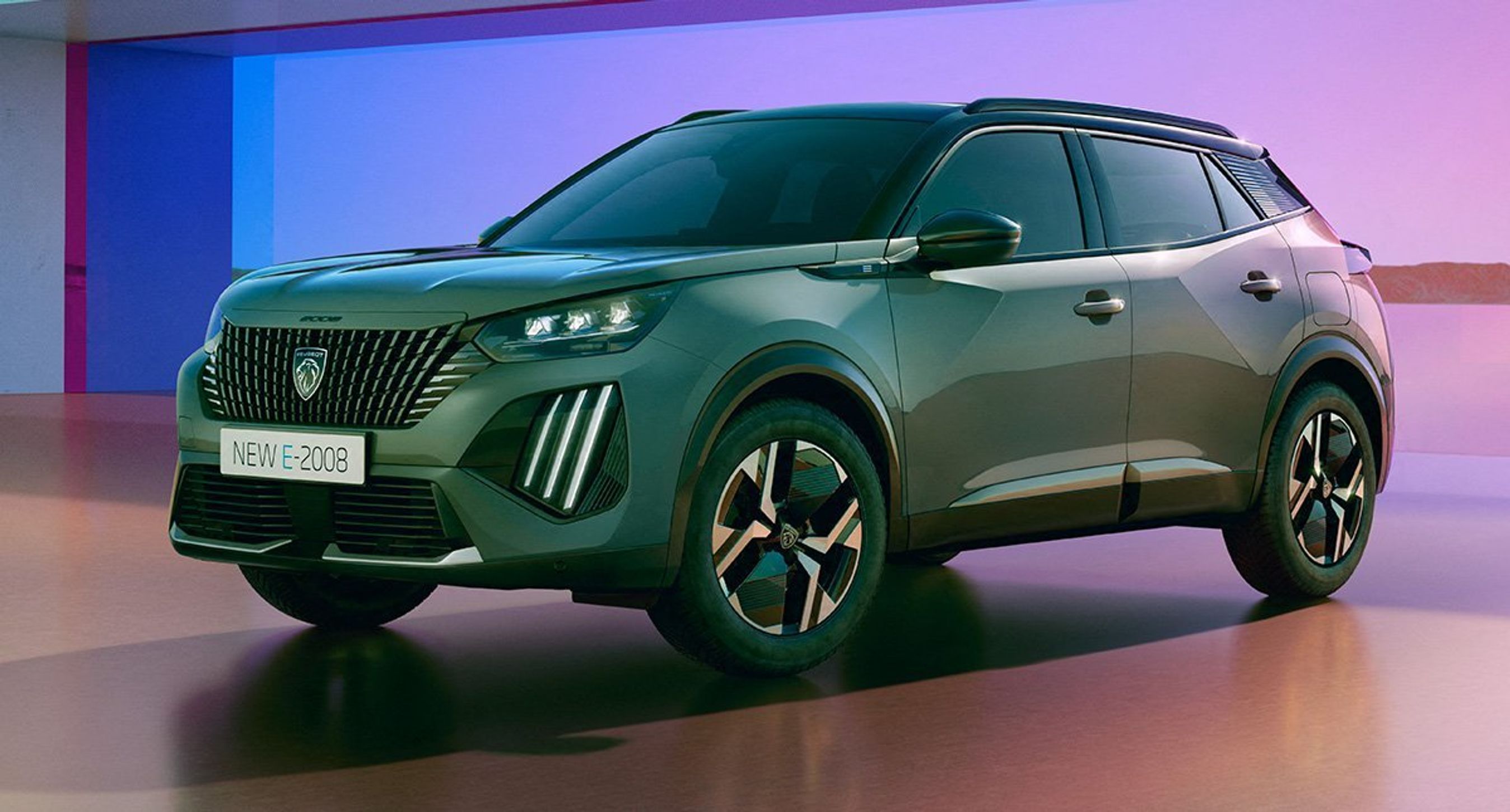 Peugeot E-2008 forfra.