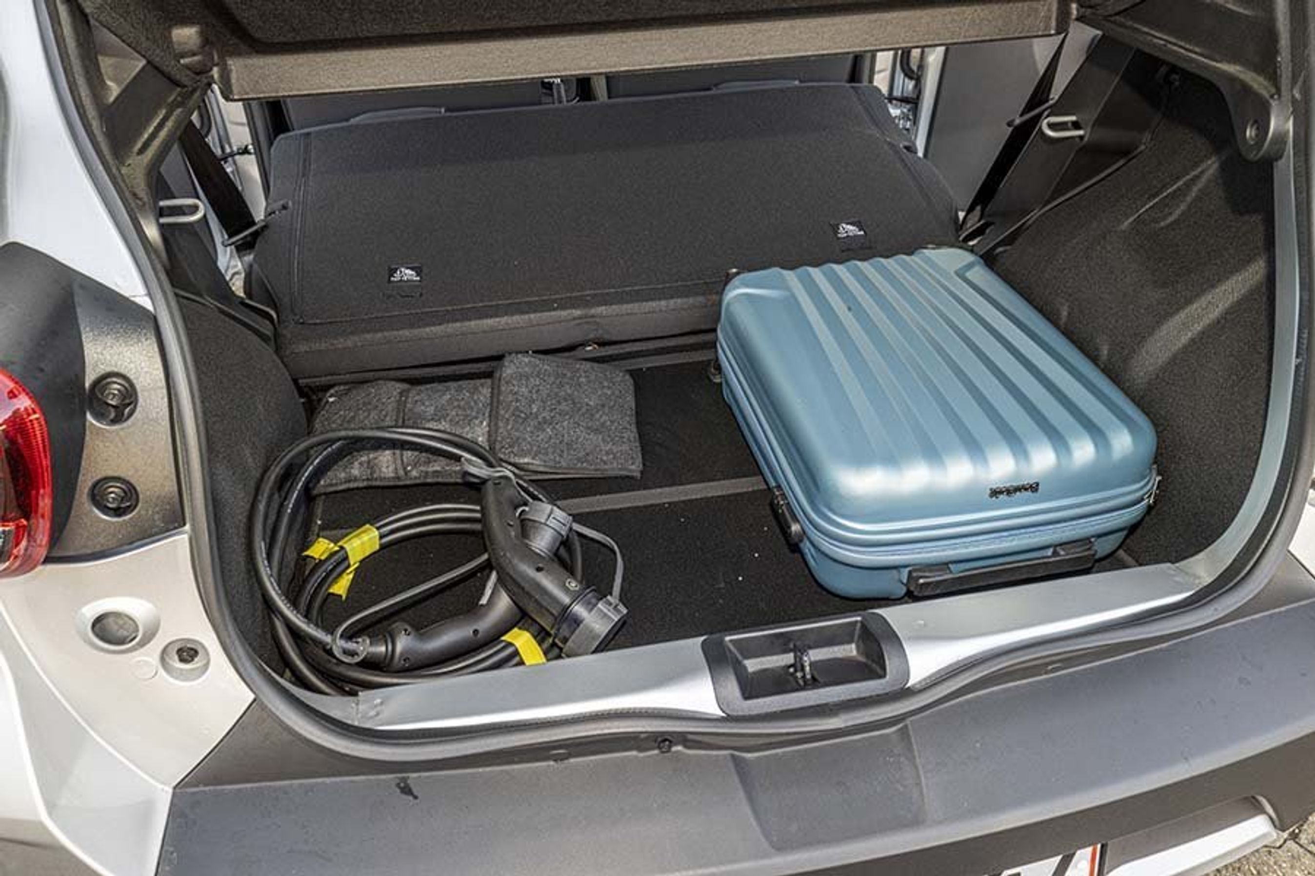 Bagagerummet er simpelt.