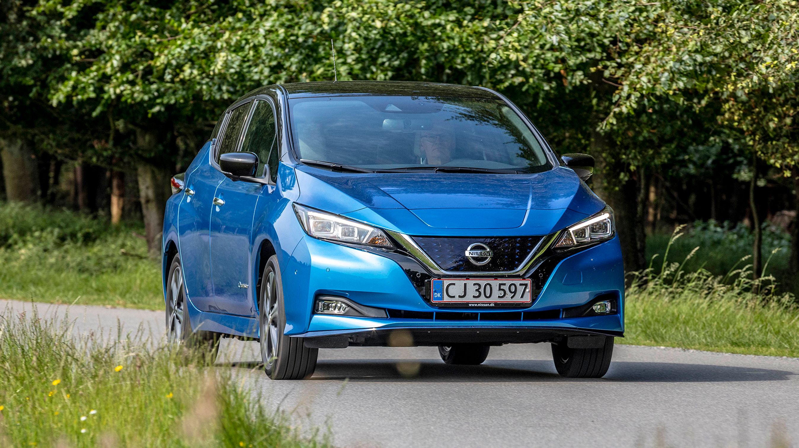 Med større batteri er rækkevidden i Nissan Leaf blevet hæderlig.