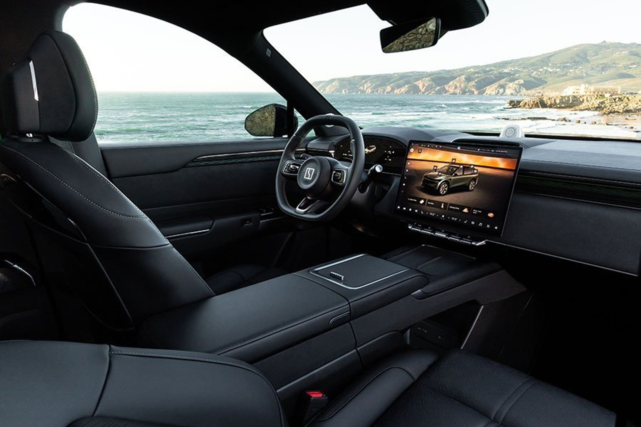 Kabinen i en Zeekr 7X