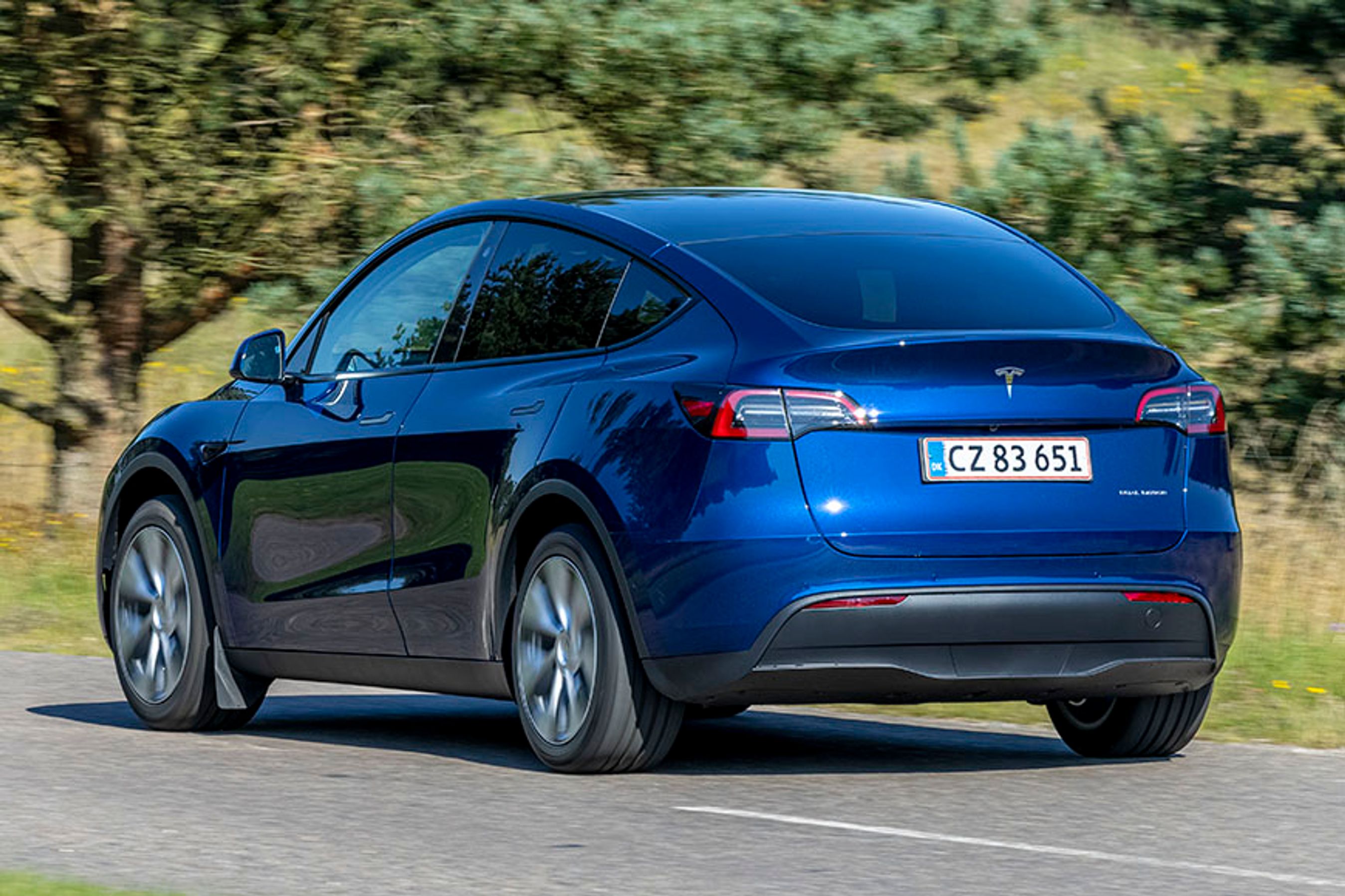 Tesla Model Y set bagfra