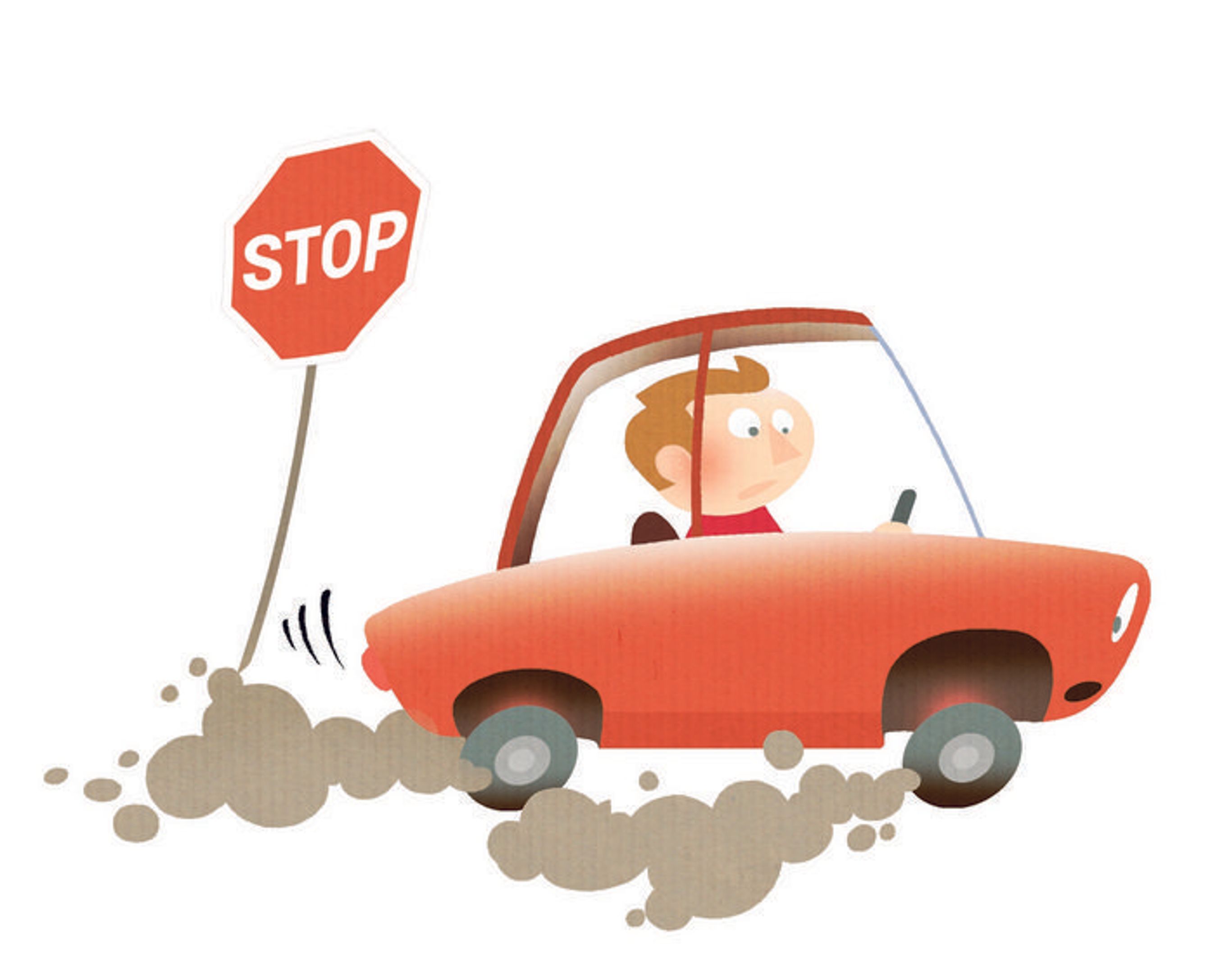 Bilen ikke kan bremse