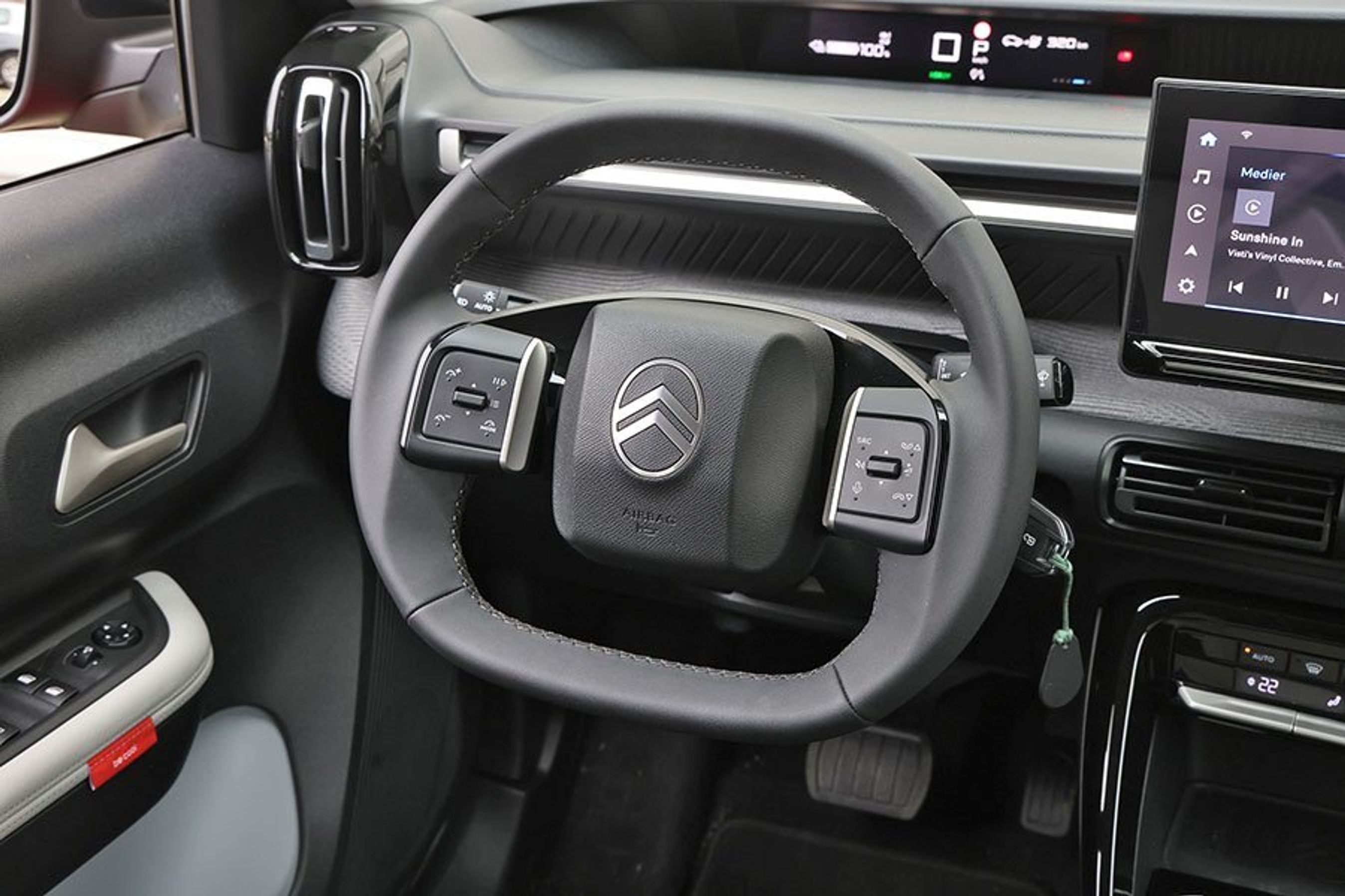 Firkantet rat i en Citroën ë-C3