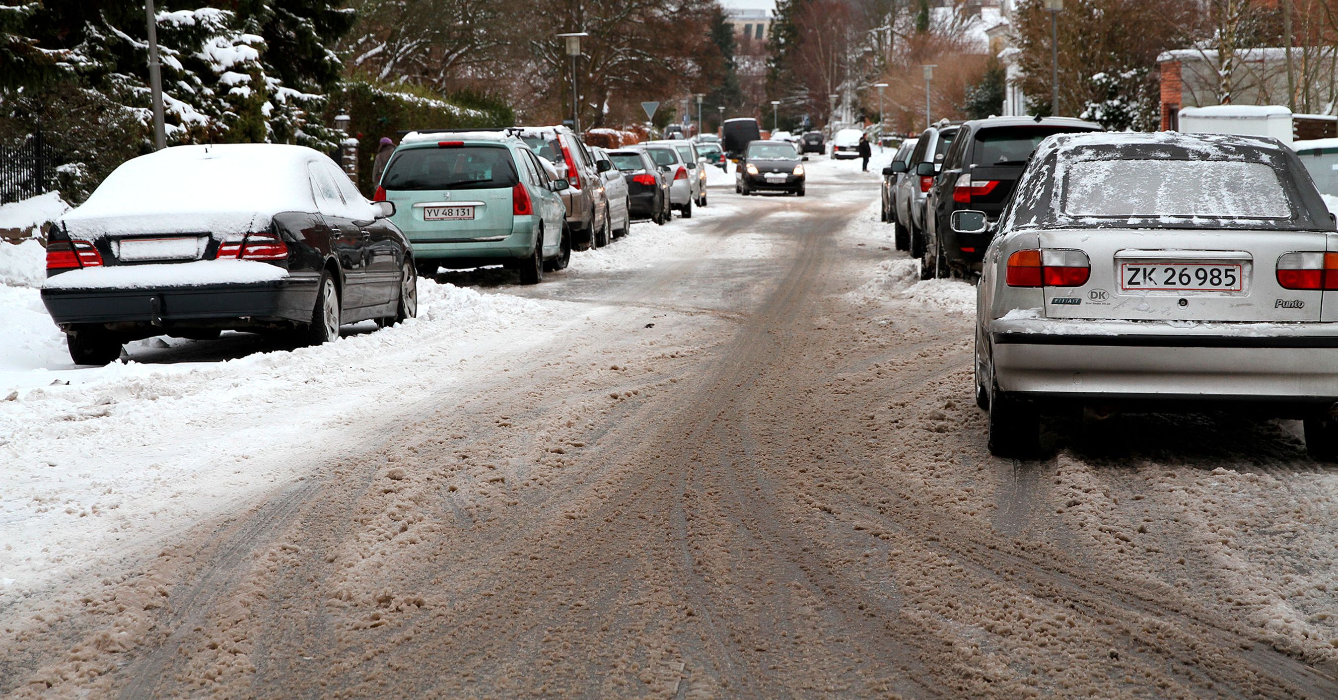 Vinterveje - der er stor forskel på snerydning.
