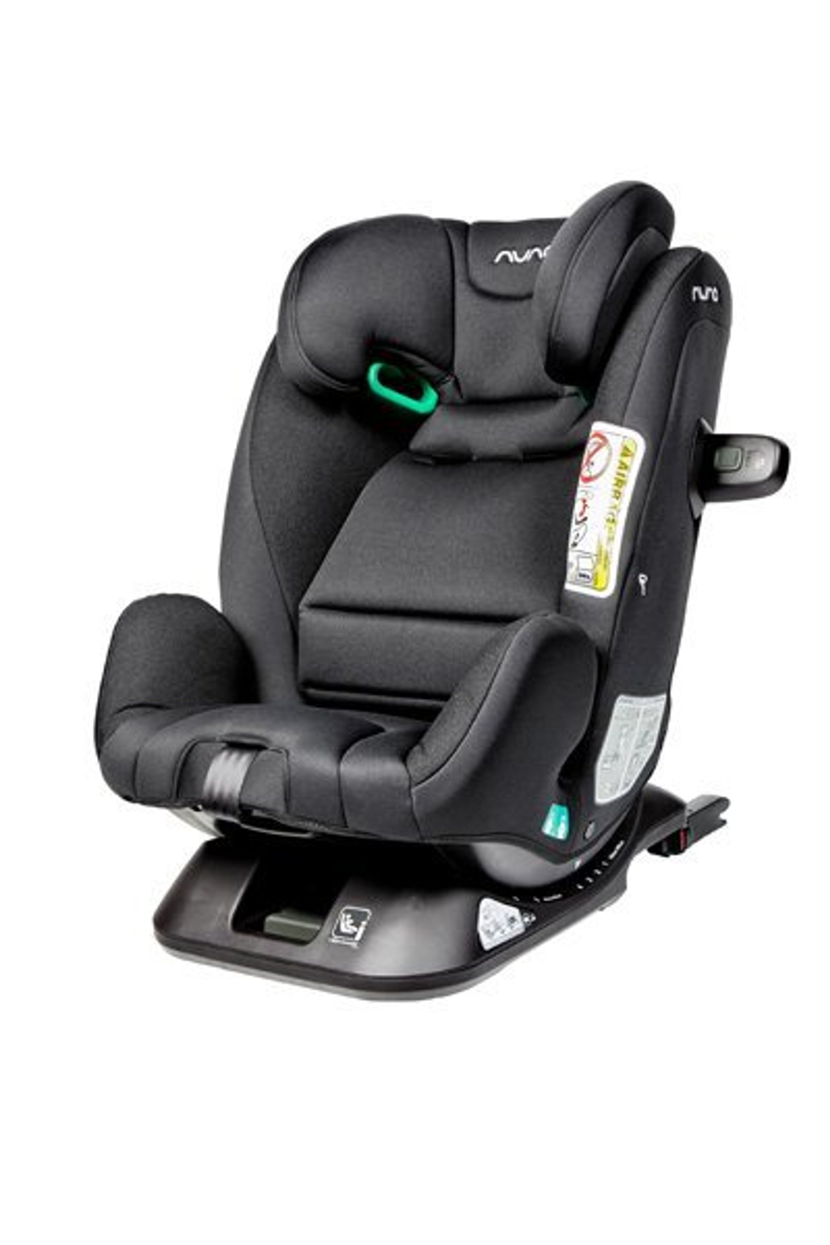 Billede af den testede autostol. 