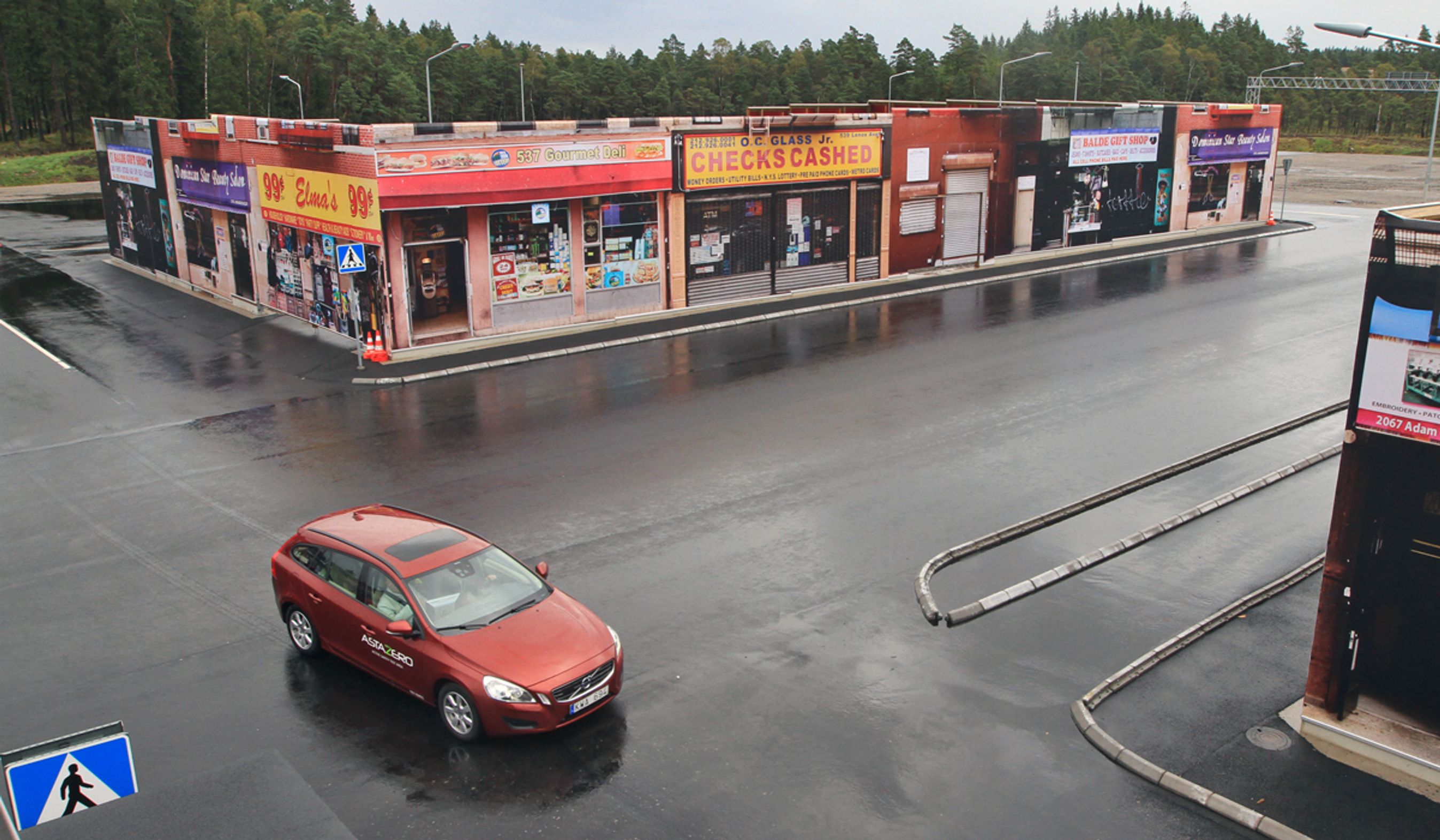'Volvo Ville' i Asta Zero-testområdet.