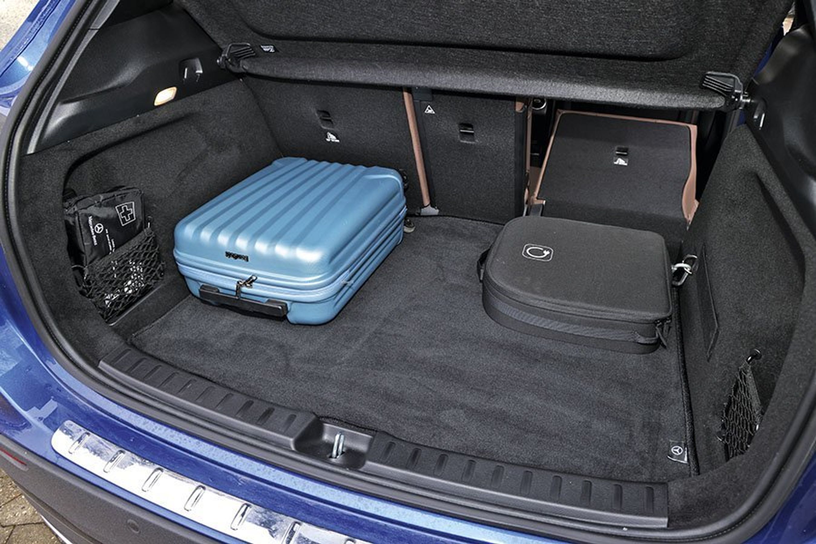 Bagagerummet i en Mercedes-Benz GLA