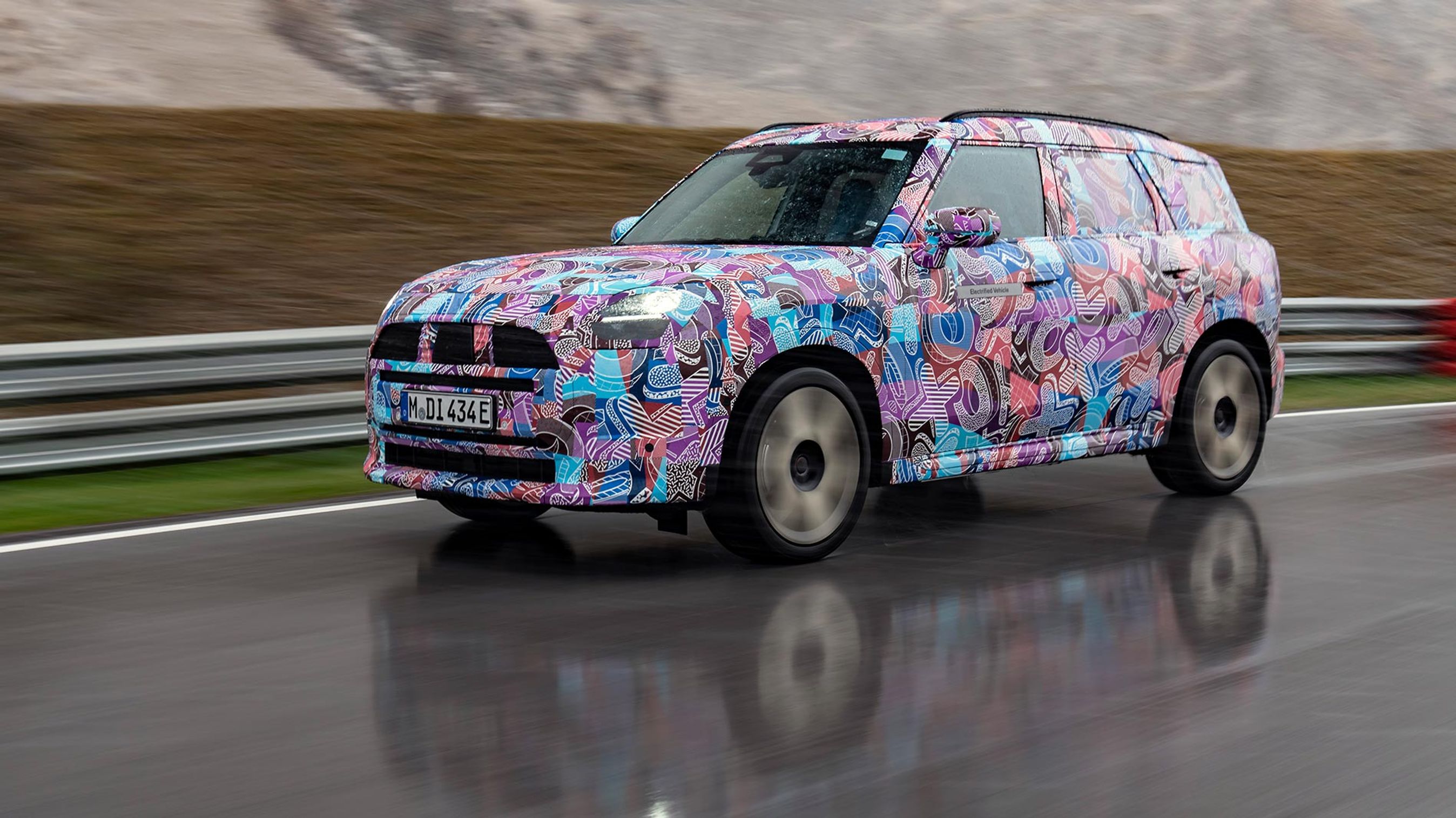 Mini Countryman kamufleret