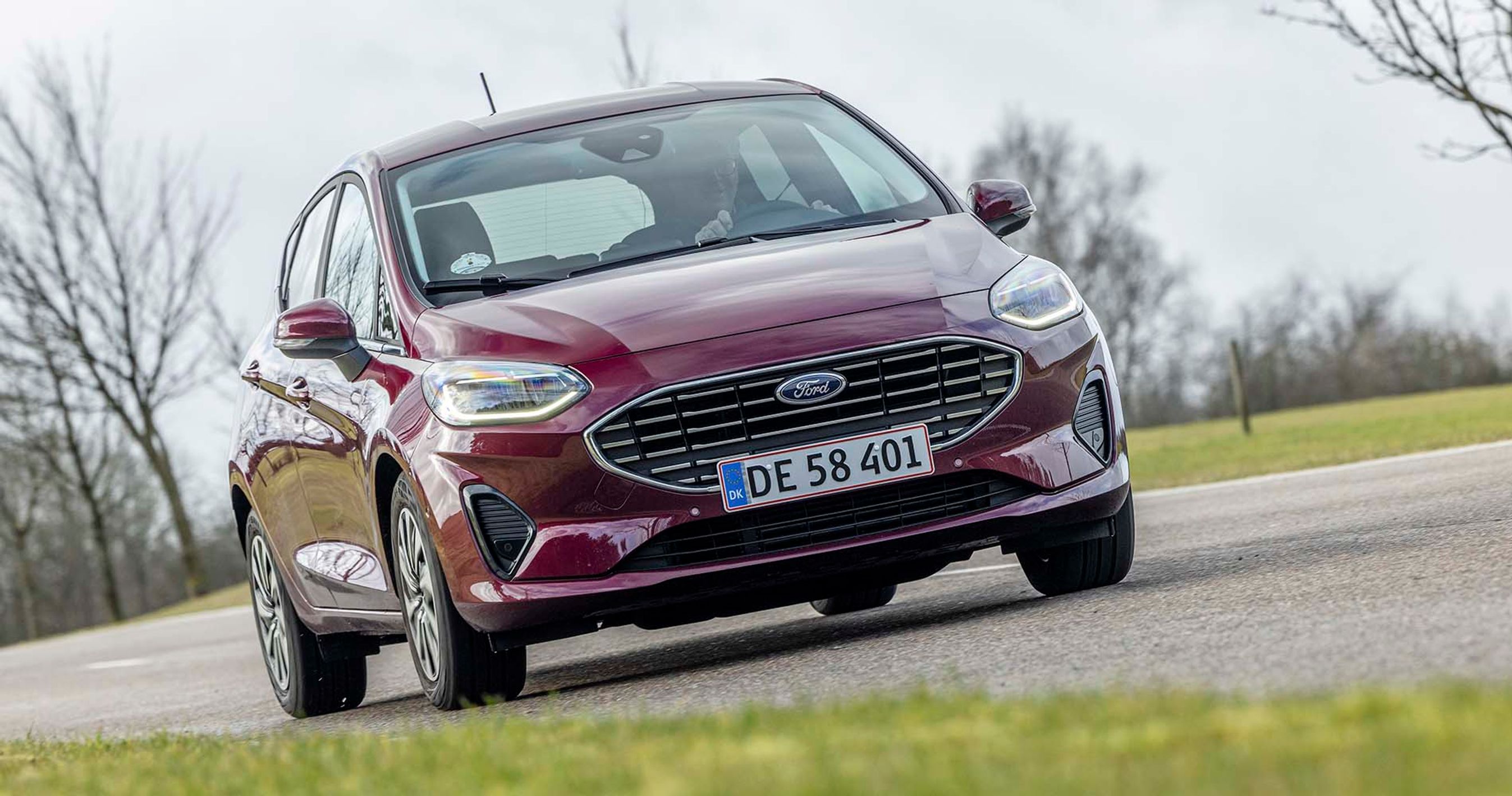 Ford Fiesta set forfra