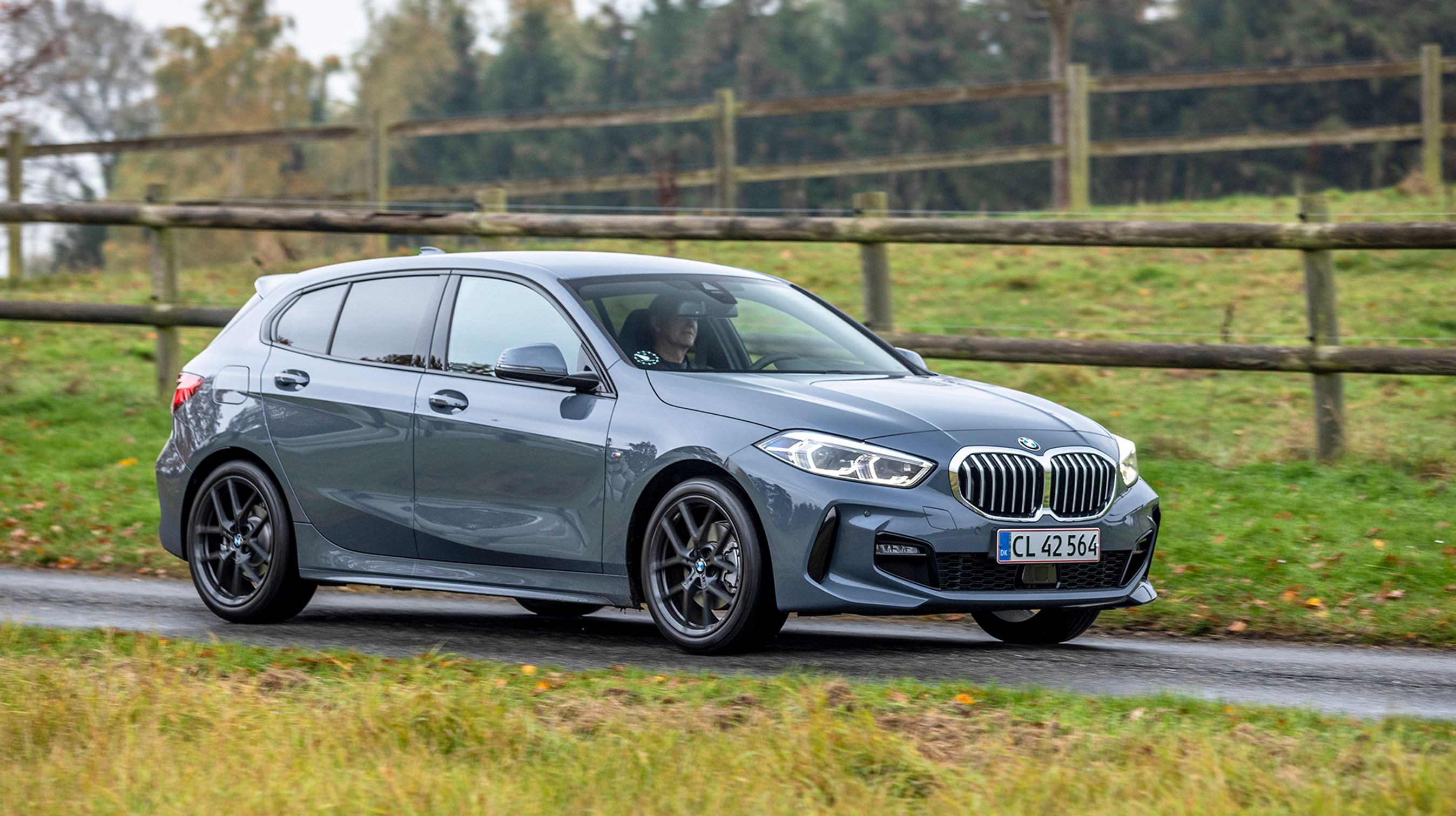 BMW 1-serie set forfra