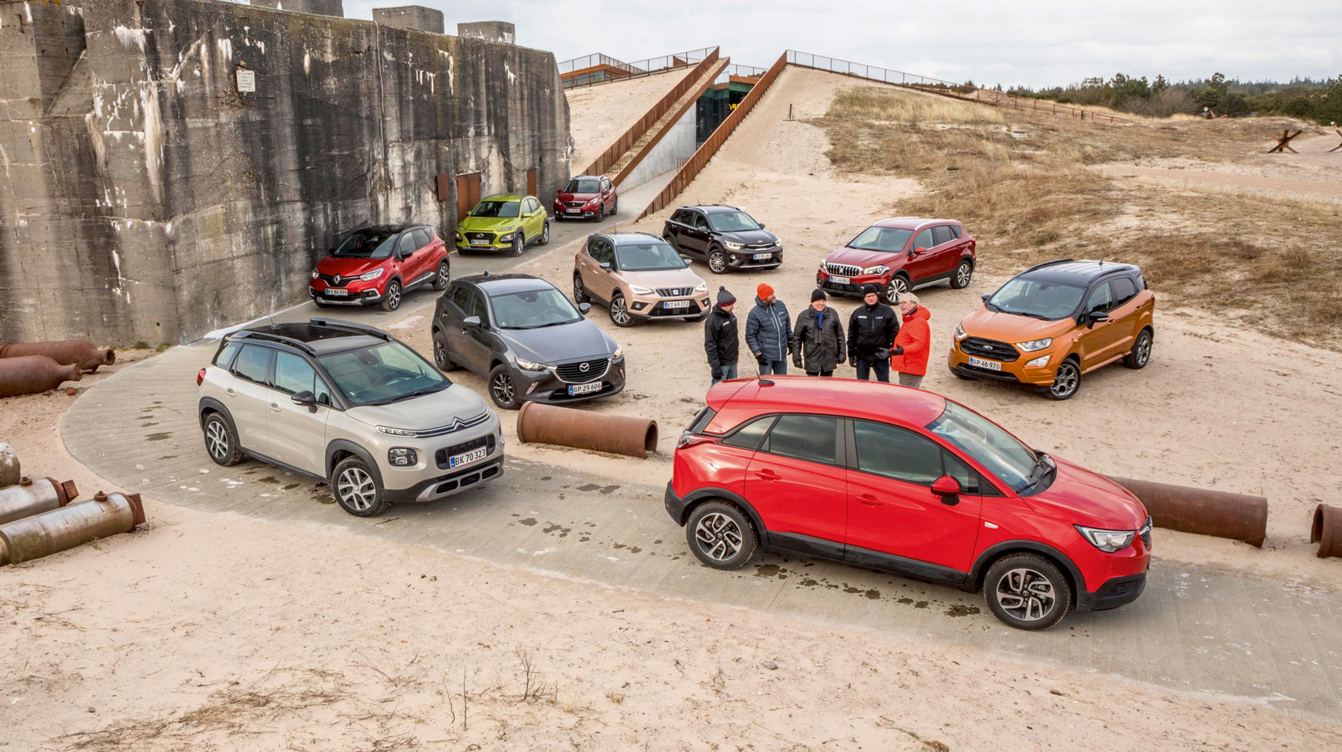 Gruppetest af mini-SUV