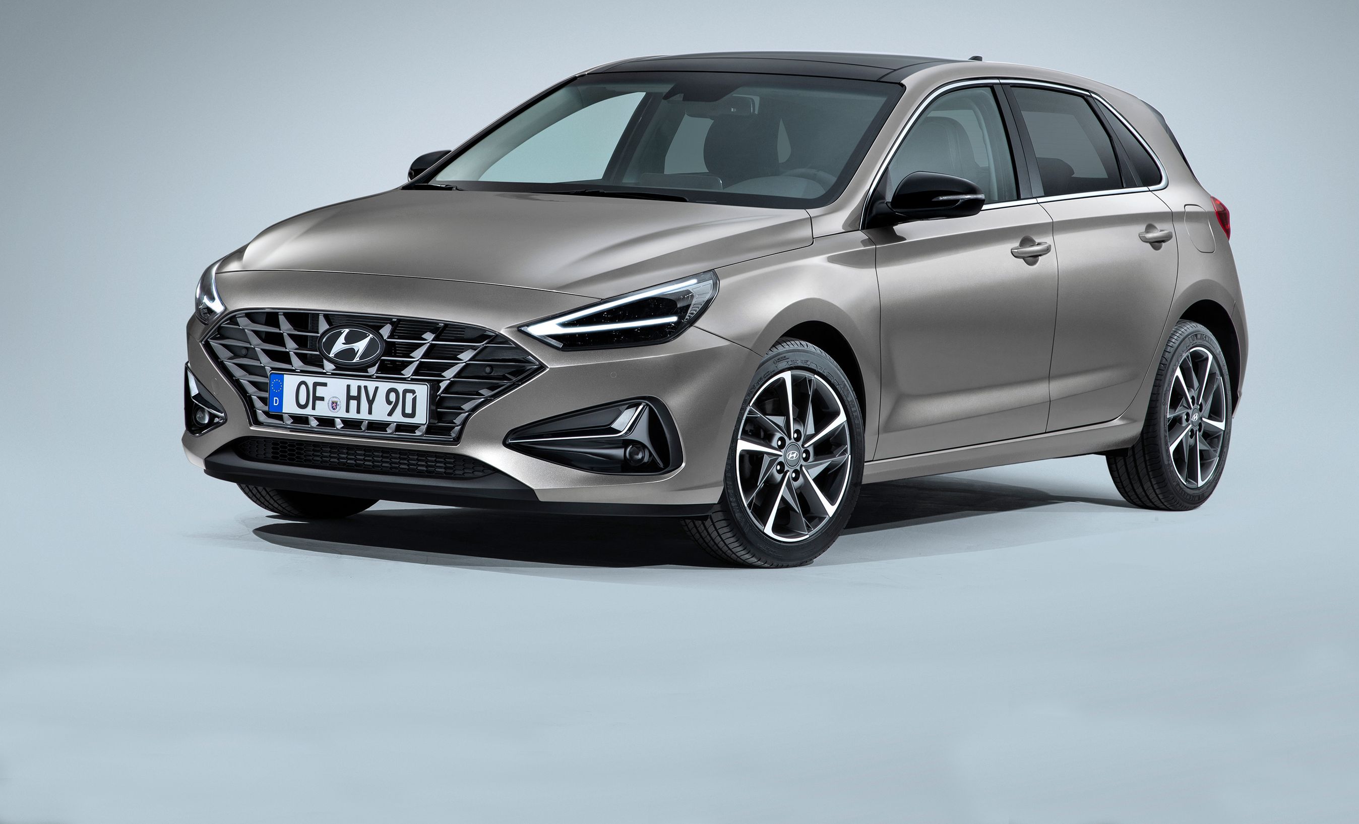 Den faceliftede udgave af Hyundai i30.