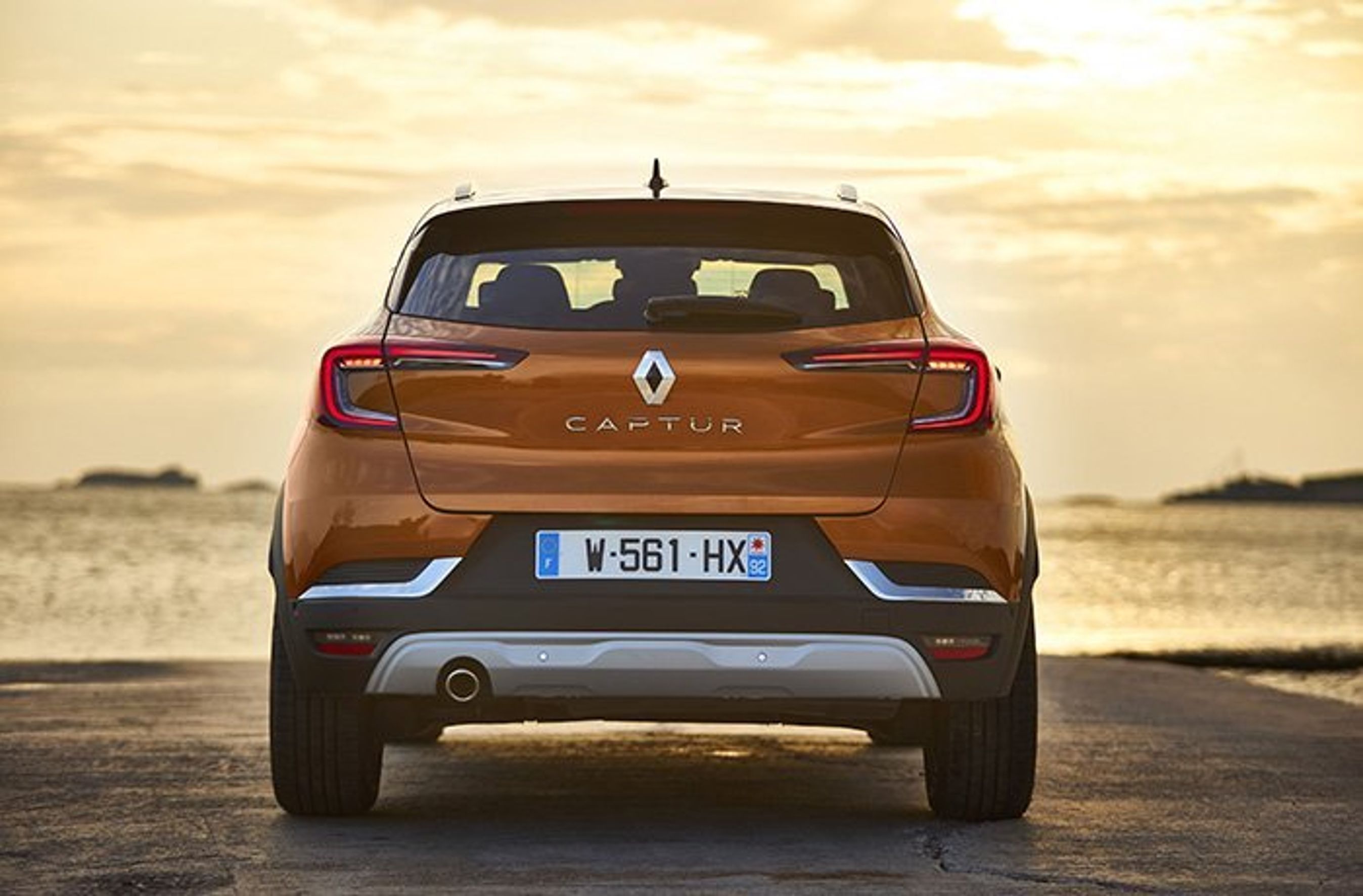 Renault Captur lige bagfra