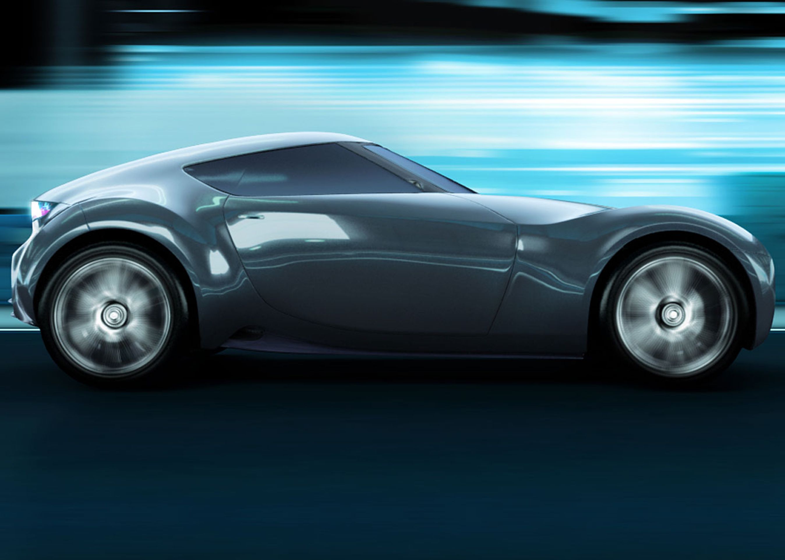 Nissan Esflow har en profil, der er nemt genkendelig fra Nissans normale sportscoupéer.