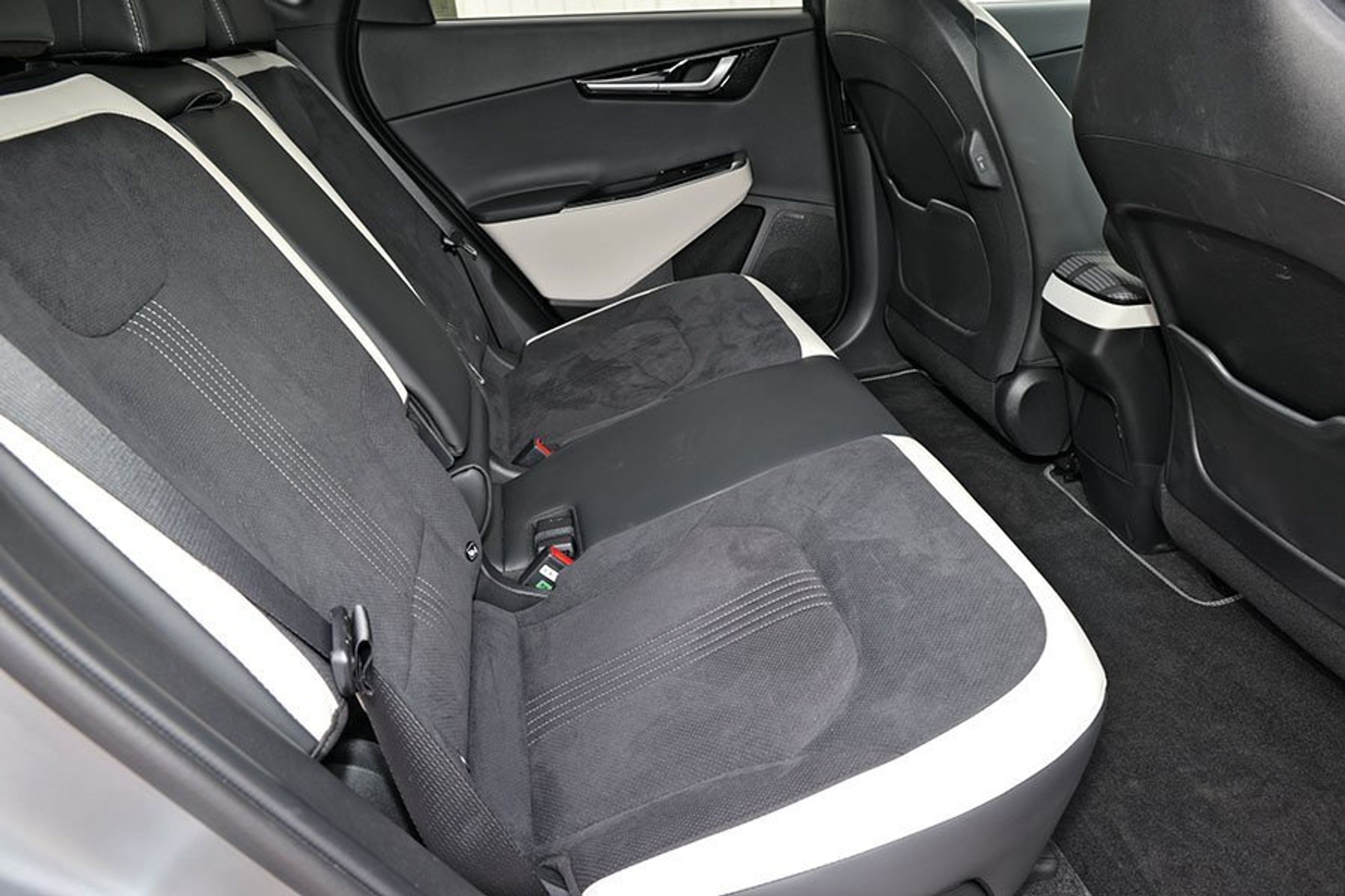 Bagsædet i en Kia EV6