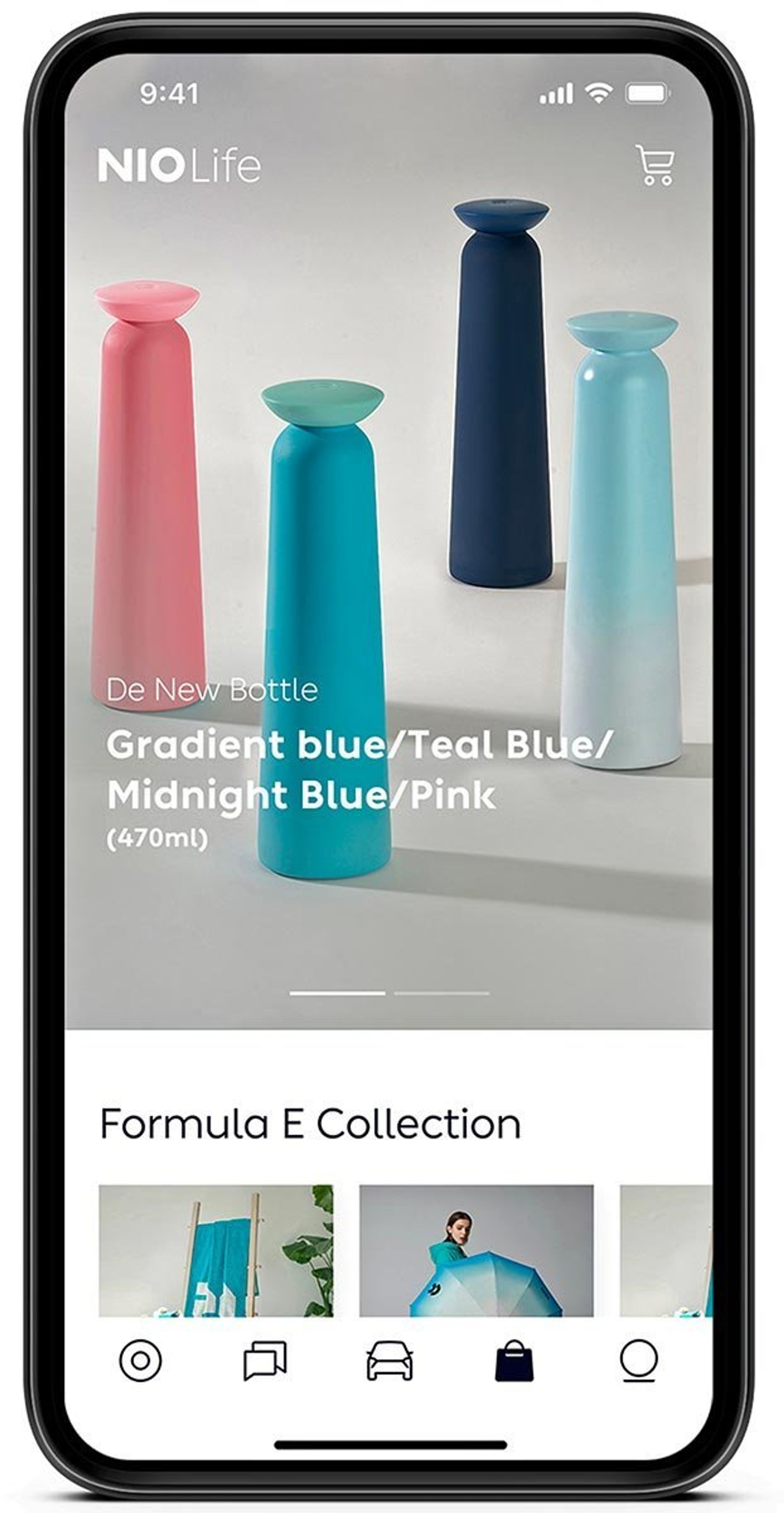 I Nios univers kan alle købe Nio-produkter.