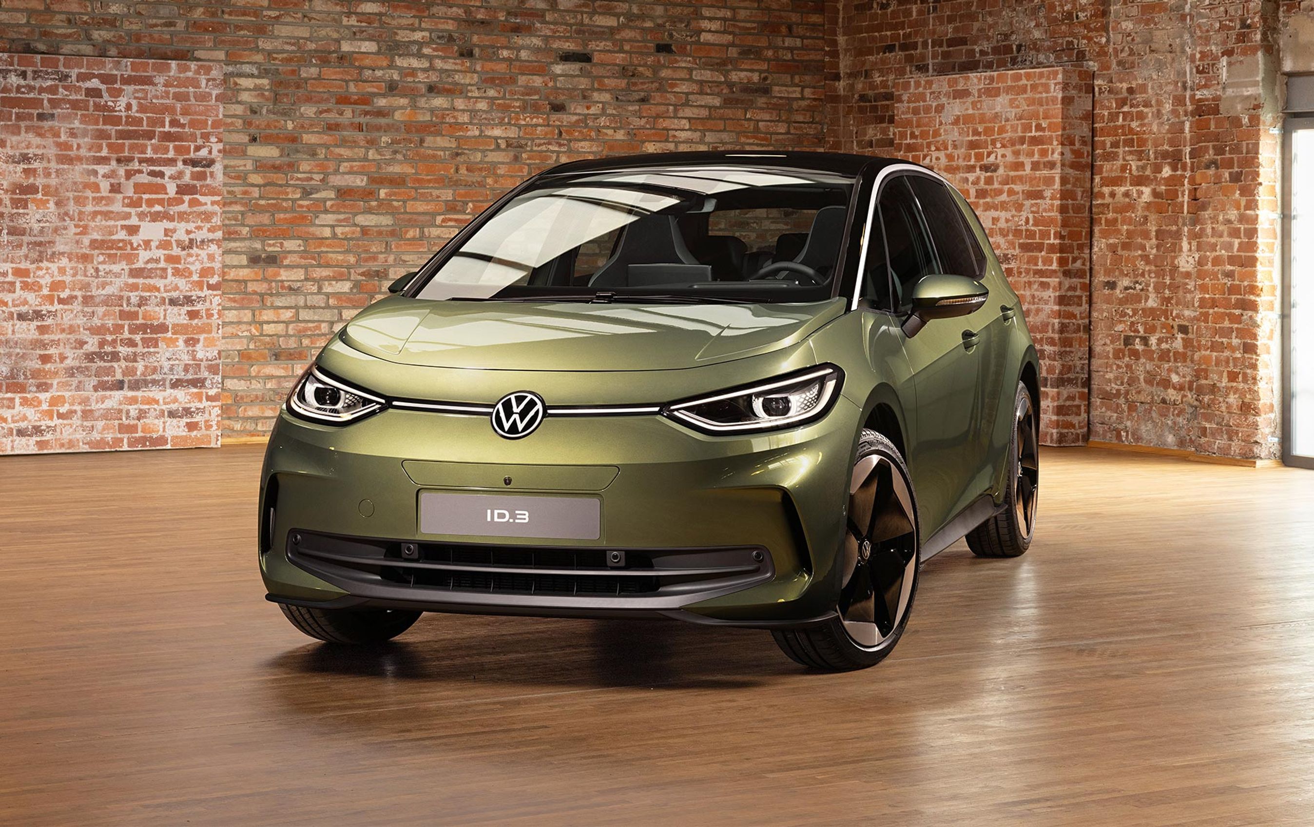 VW ID.3 i 2023-udgaven set forfra.