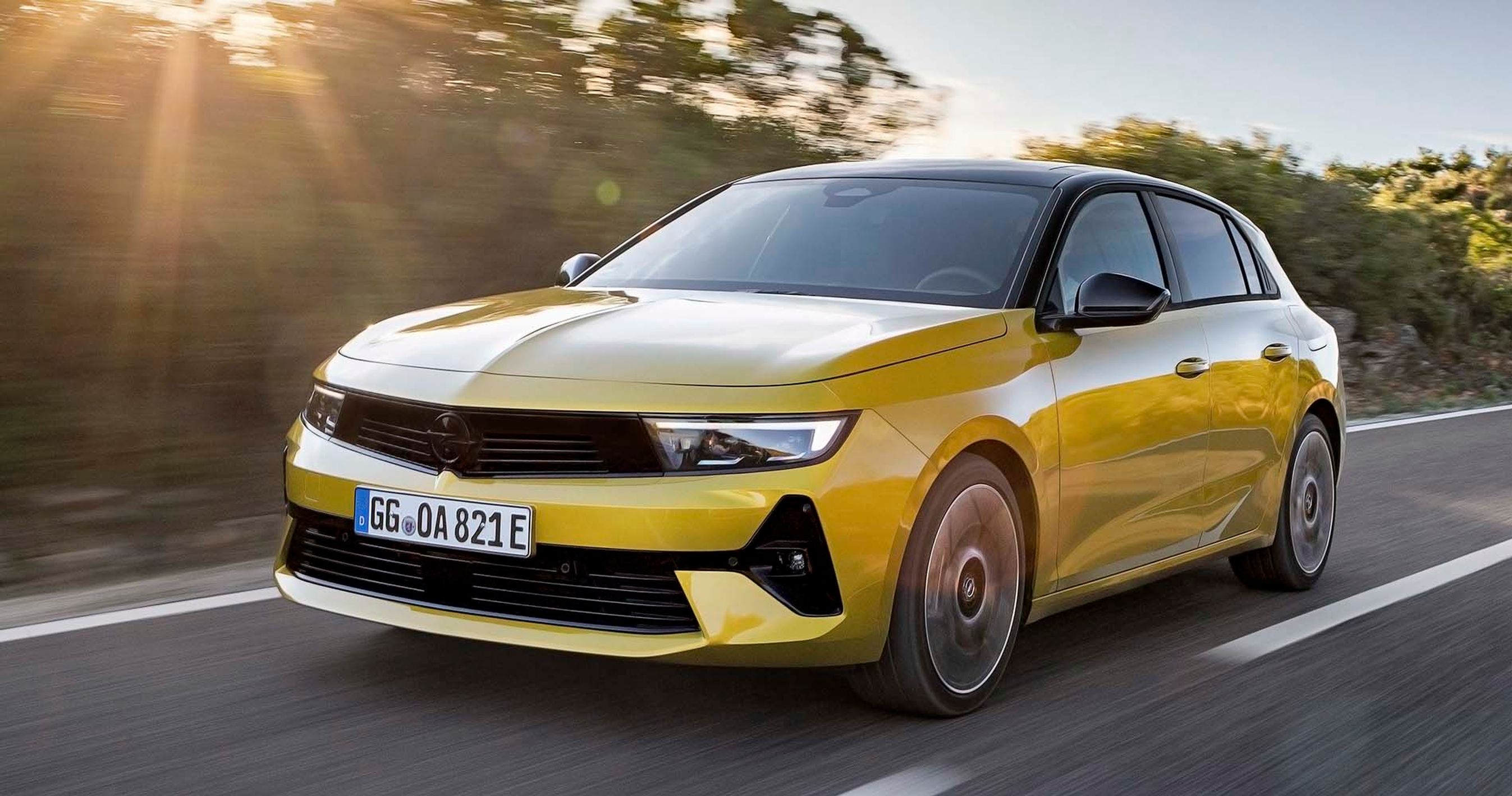 Opel Astra set forfra