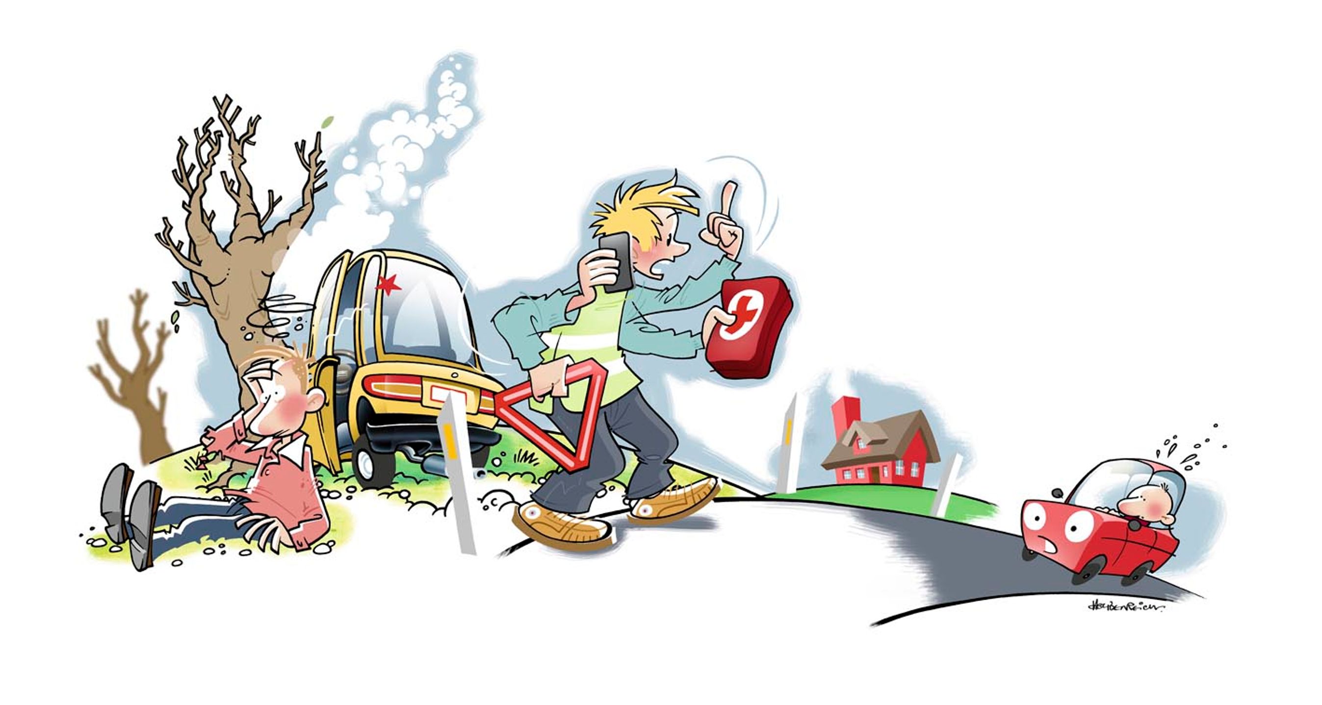 Danske bilister har ikke styr på, hvordan de skal håndtere en ulykkessituation