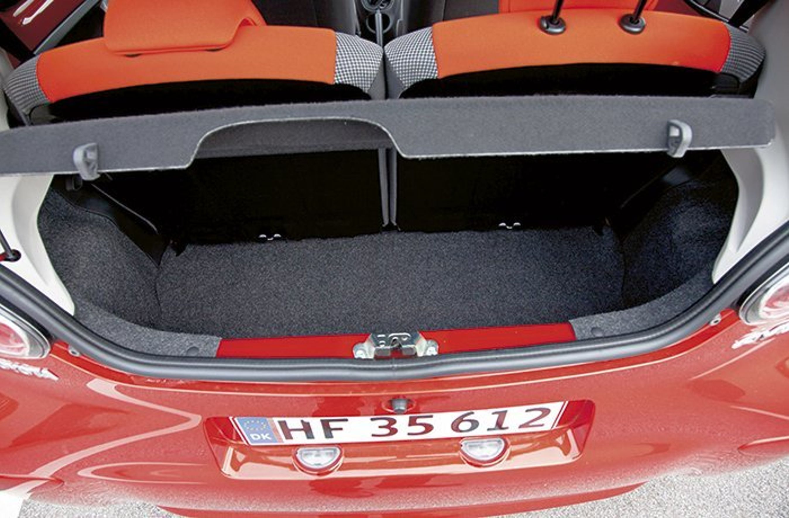 Toyota Aygo bagagerum