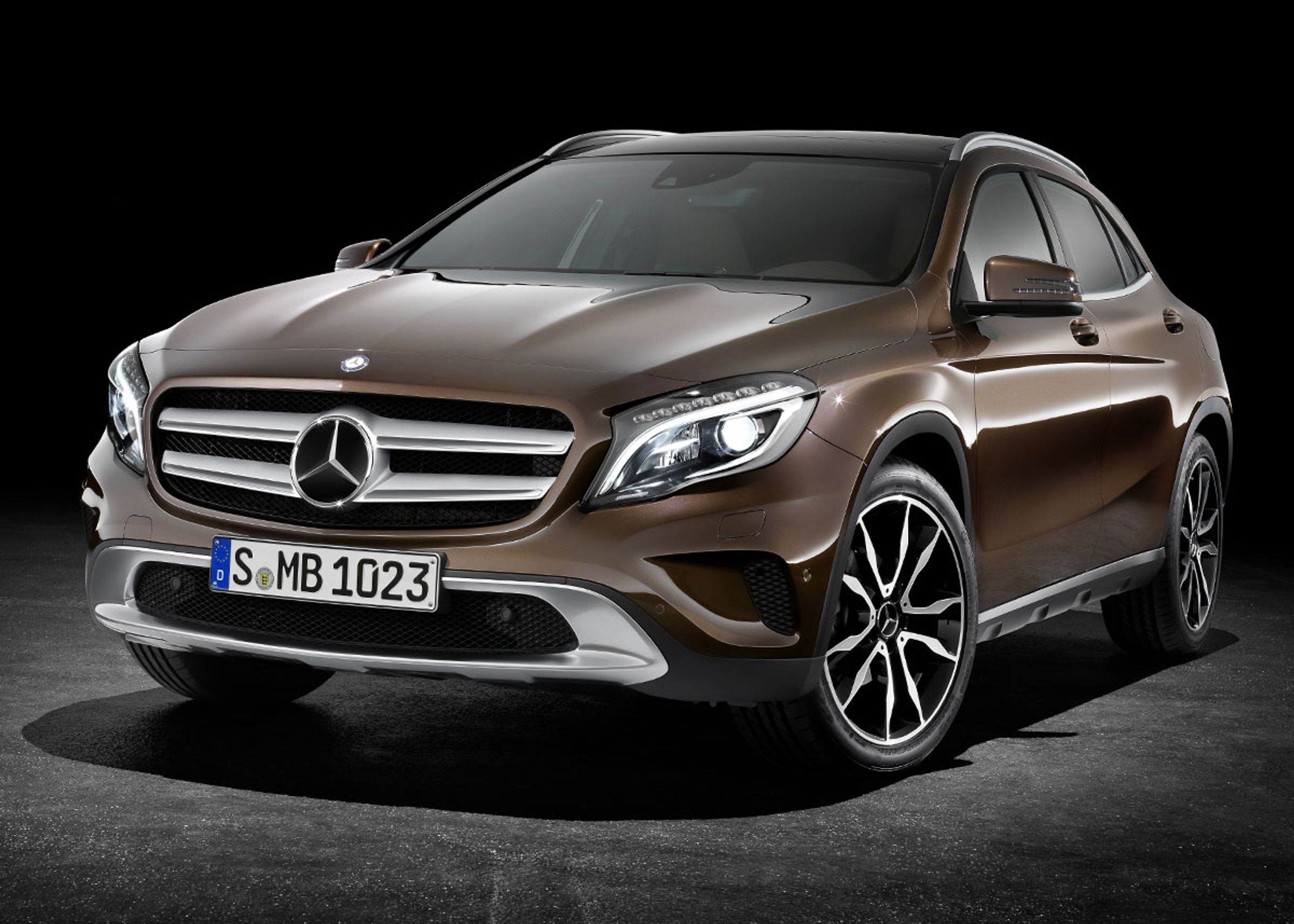 Mercedes-Benz' nye, mindste SUV, GLA, er meget lidt firkantet i sit design.