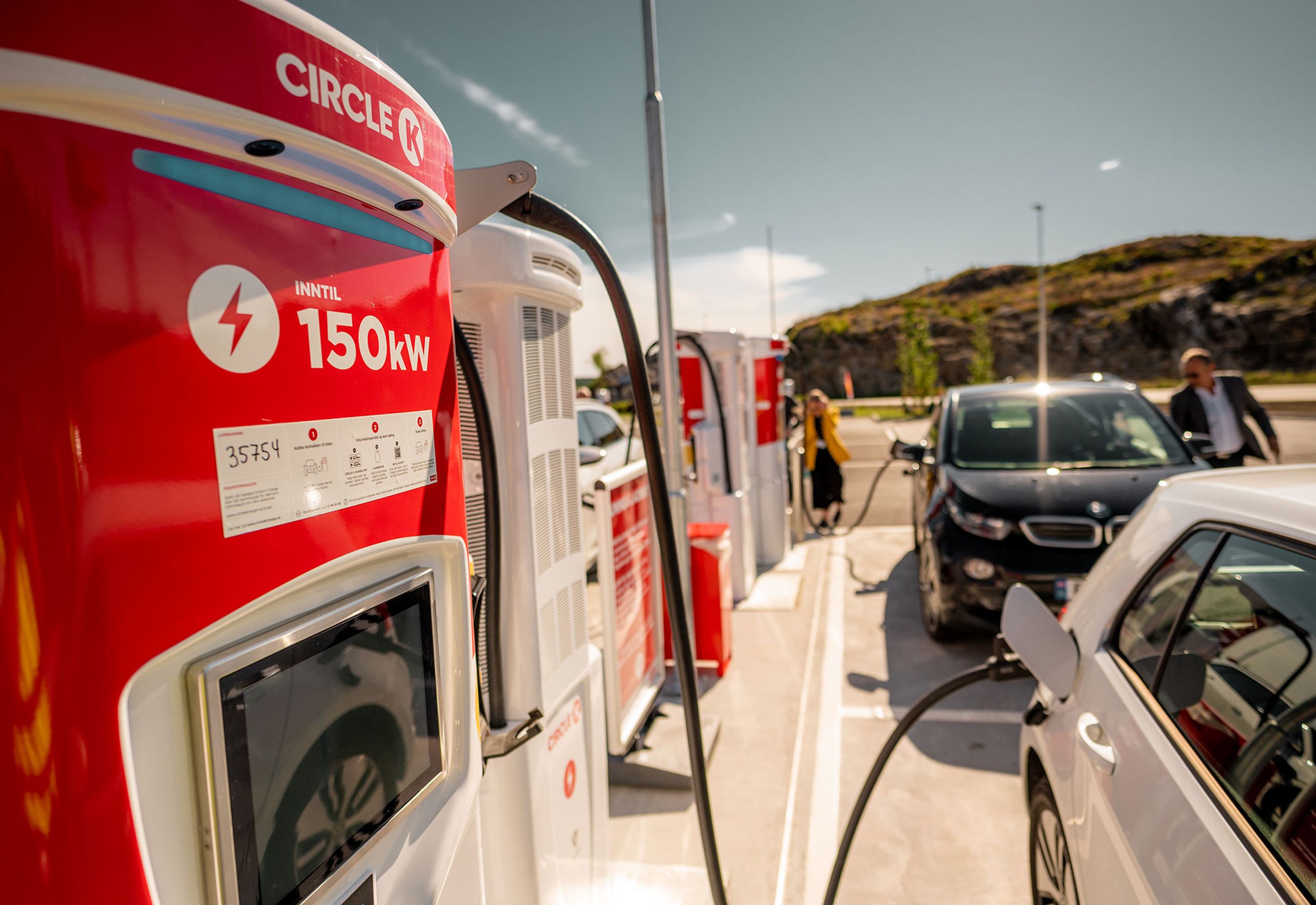 Circle K vil sætte lynladere op på 20 danske tankstationer. Foto: Circle K