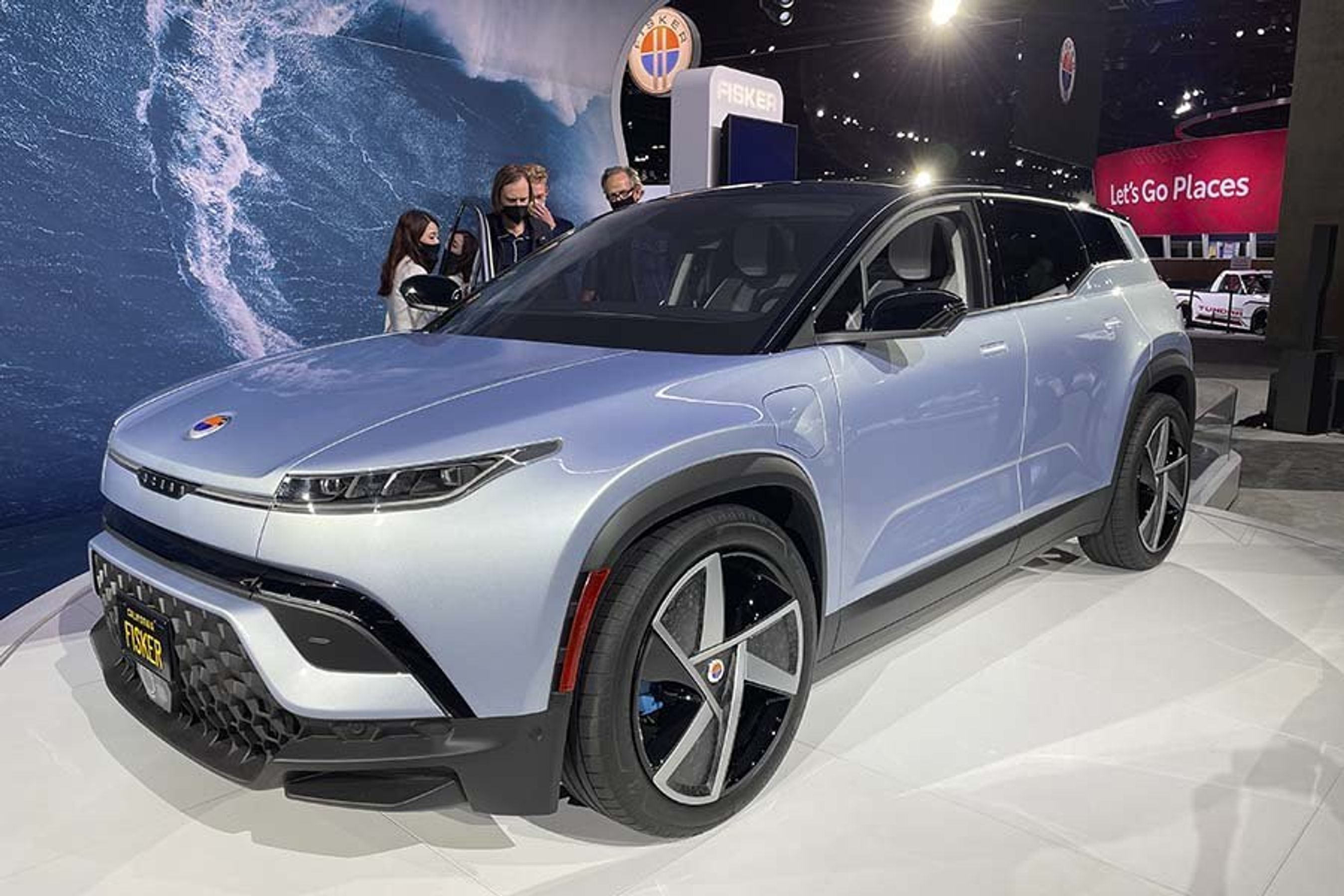 Fisker Ocean på udstilling