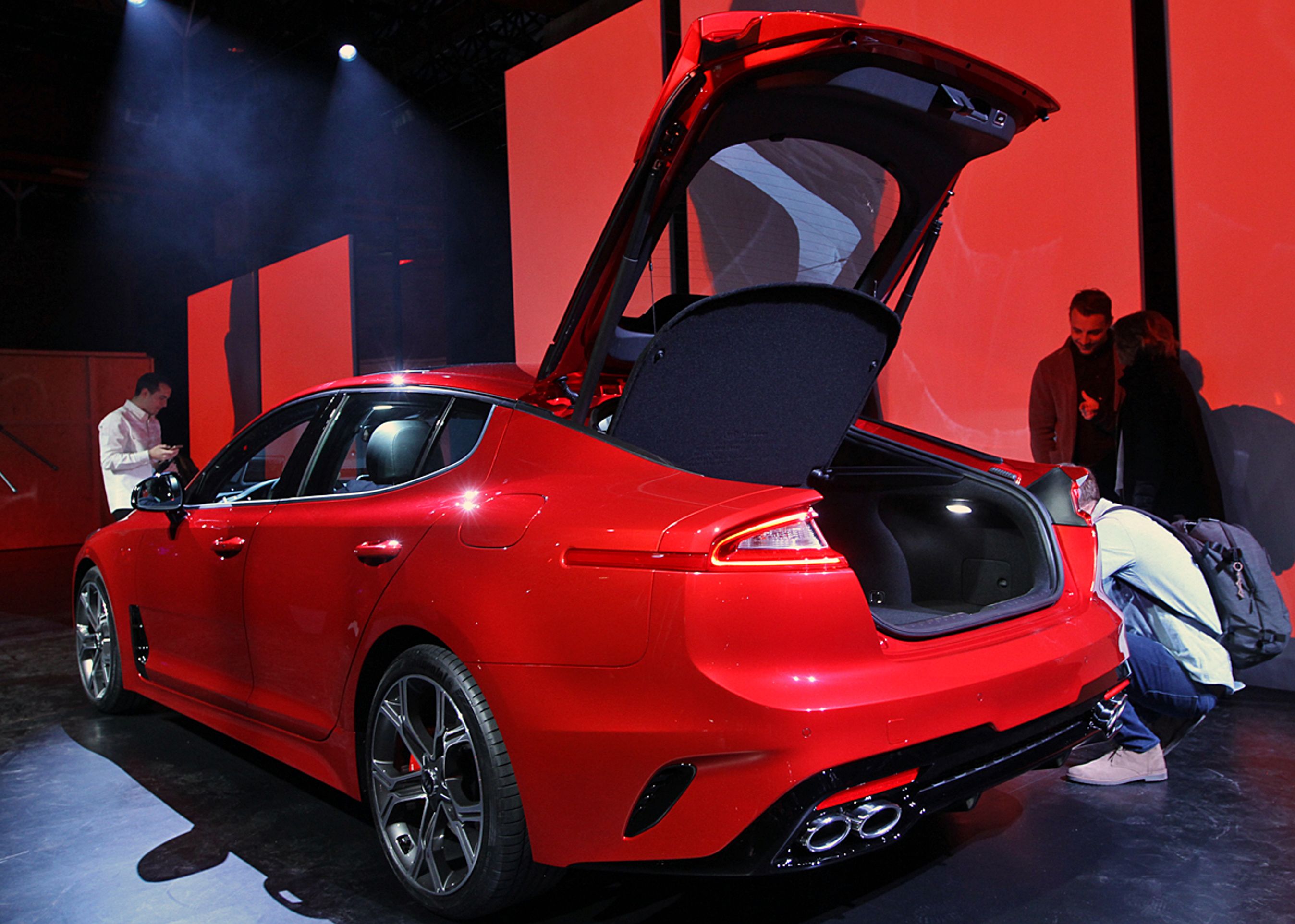 Praktisk: Der er nem adgang til det store bagagerum via den meget store bagklap.