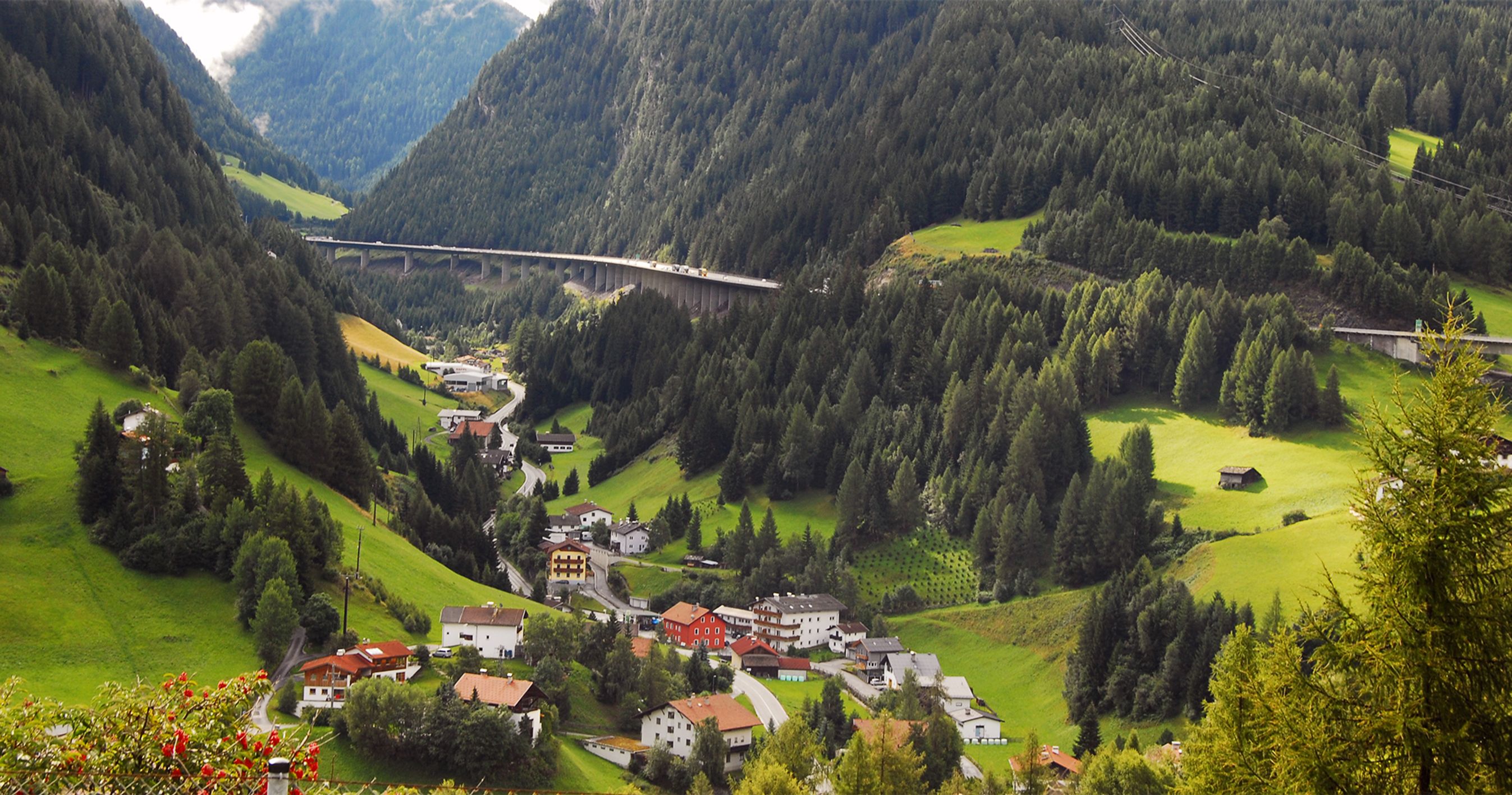 Bro over Brennerpasset mellem Østrig og Italien