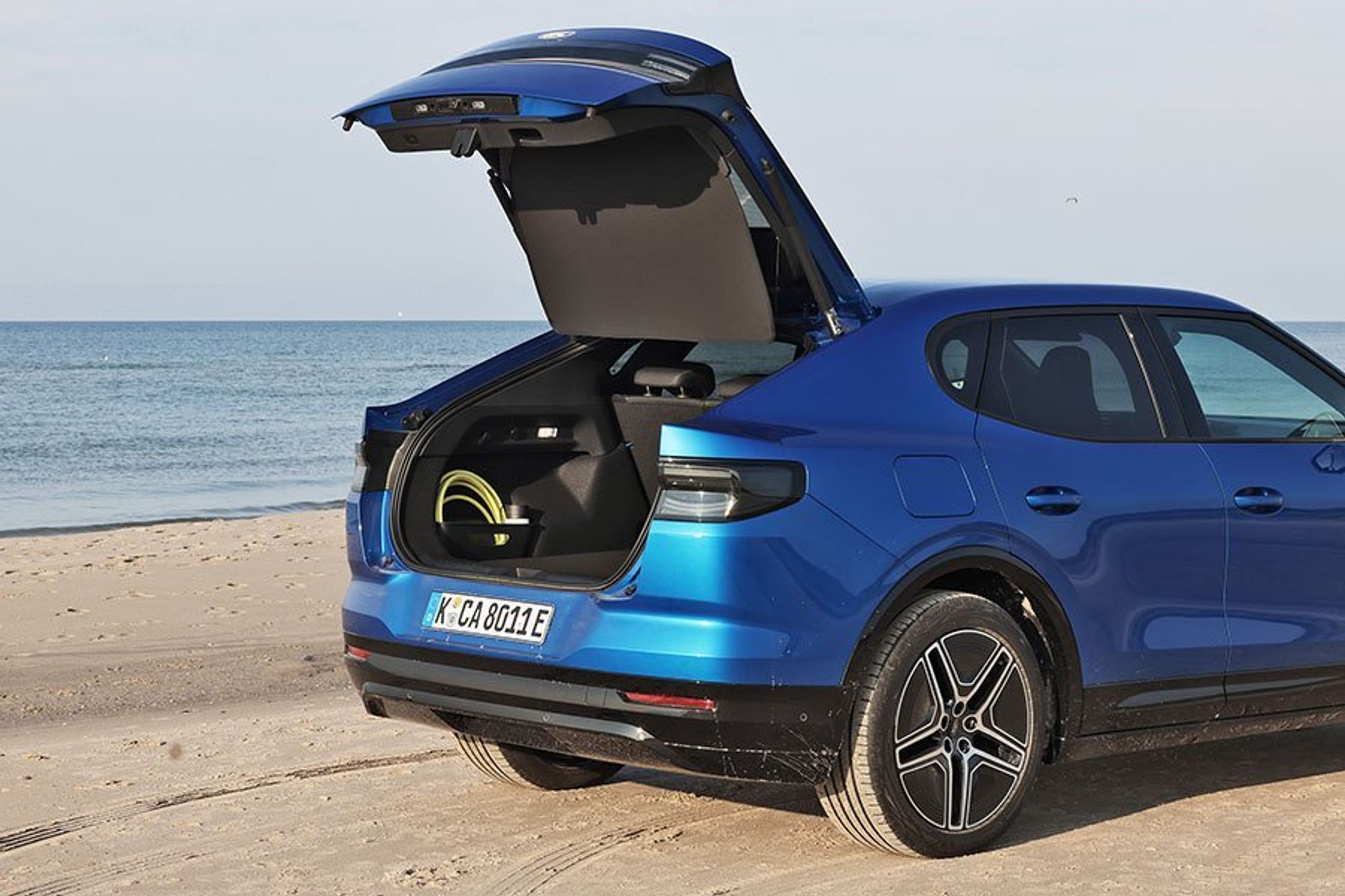 Ford Capri med åben bagklap