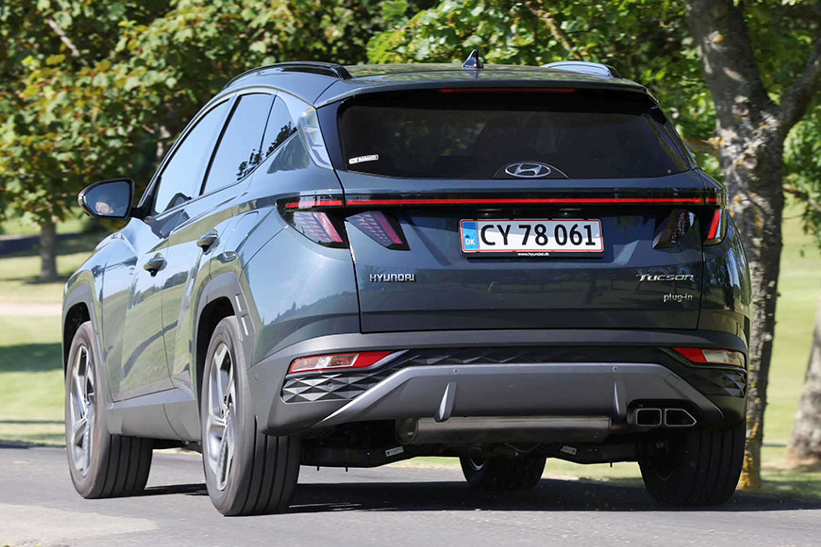 Hyundai Tucson PHEV set bagfra