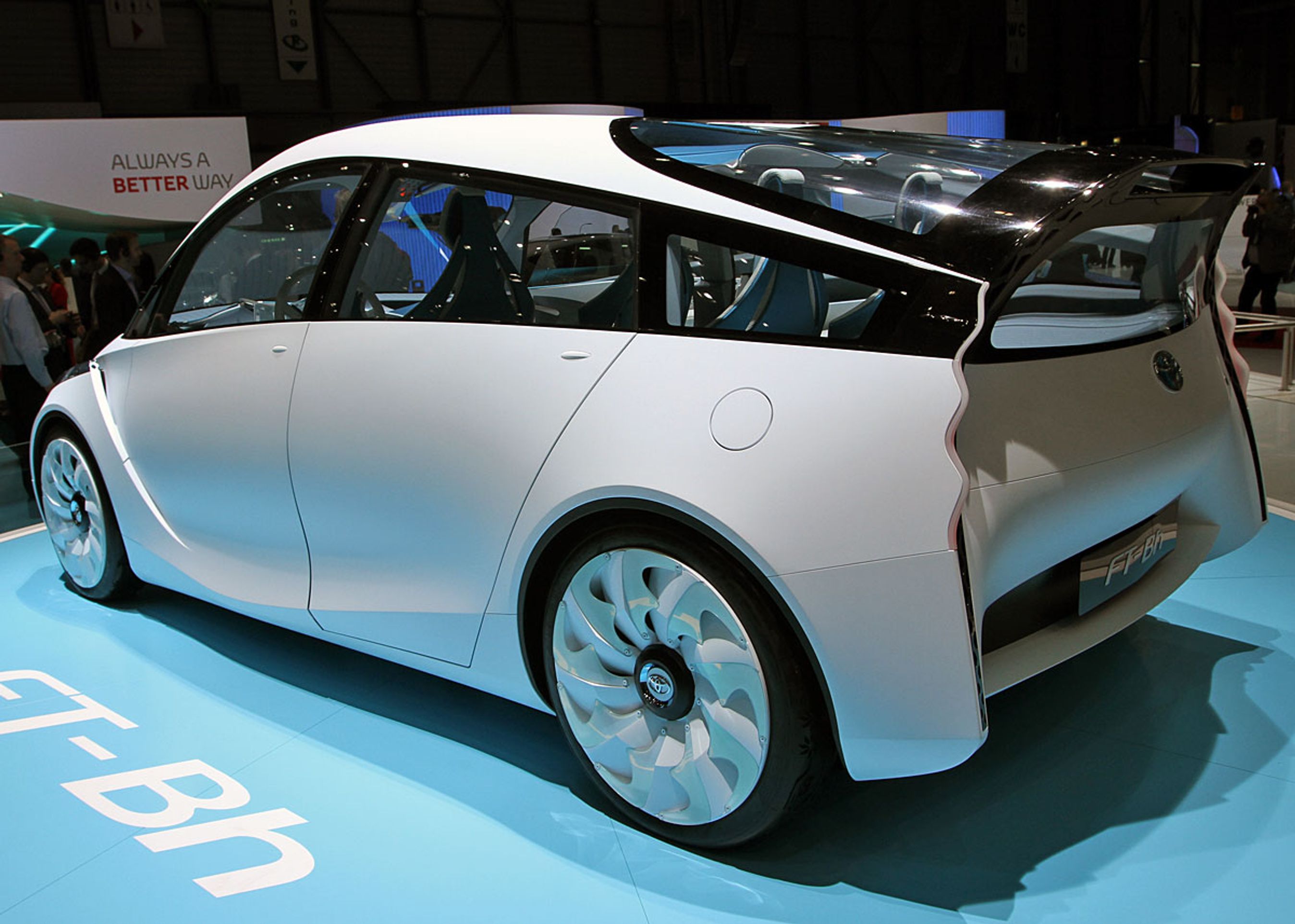 Konceptbilen er gjort ekstrem vindglat.