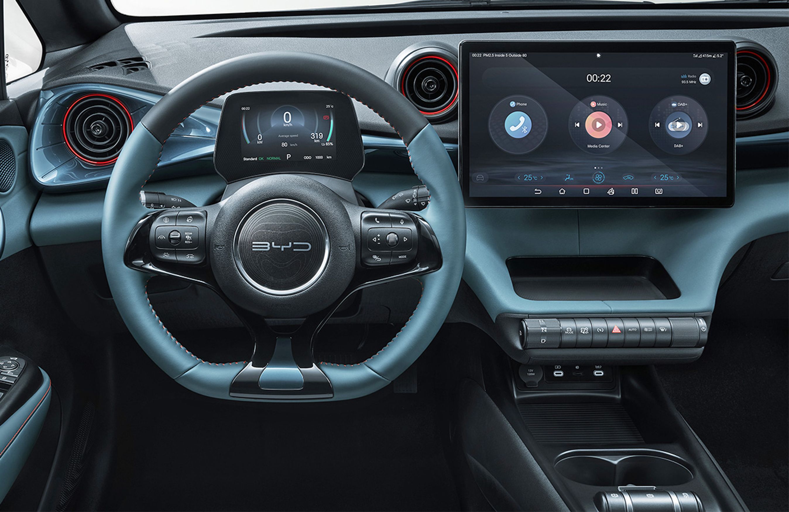 Kabinen behøver ikke være blå. Her er en mere neutral, sort version.