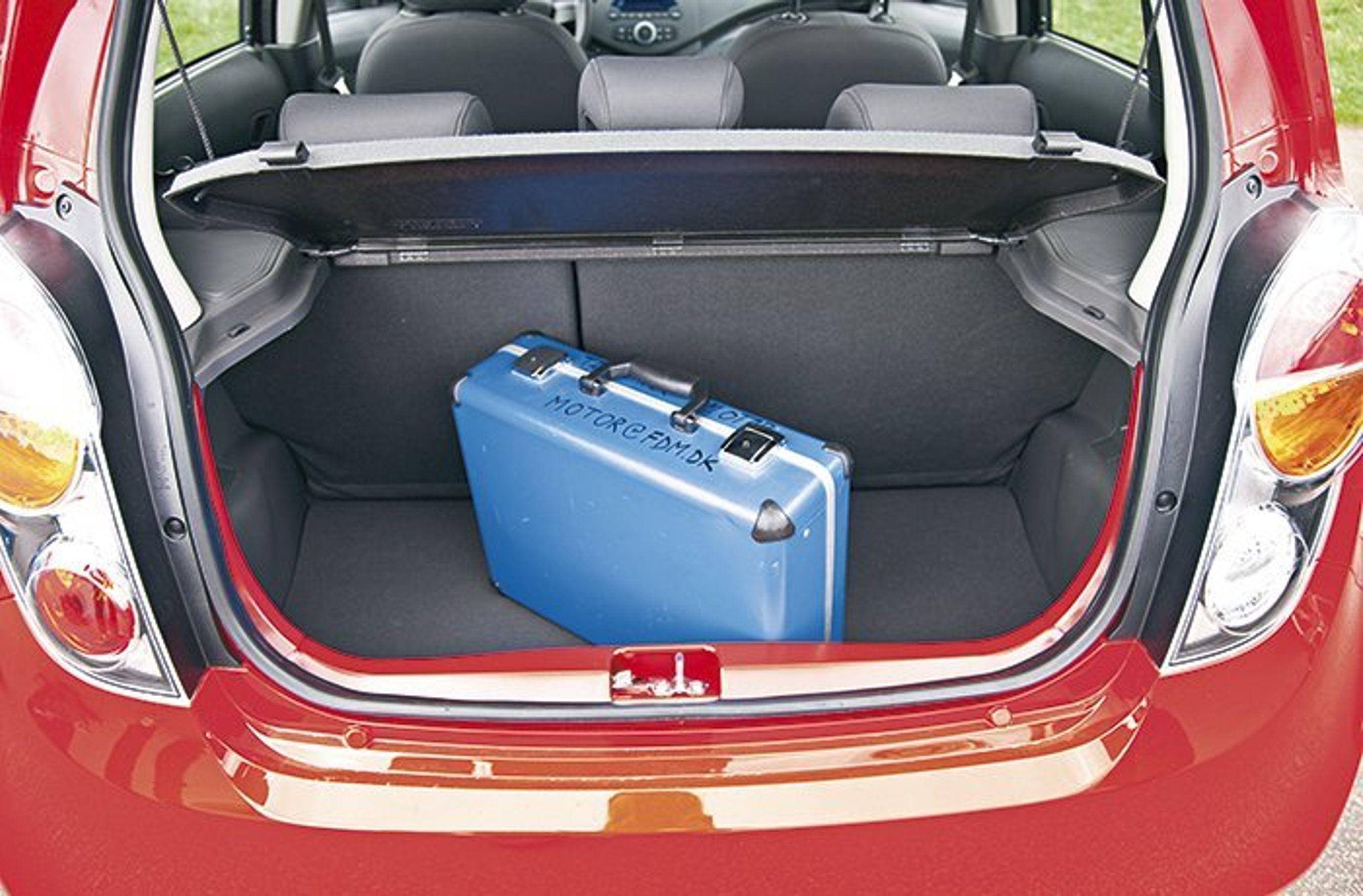 Chevrolet Spark har et lille bagagerum