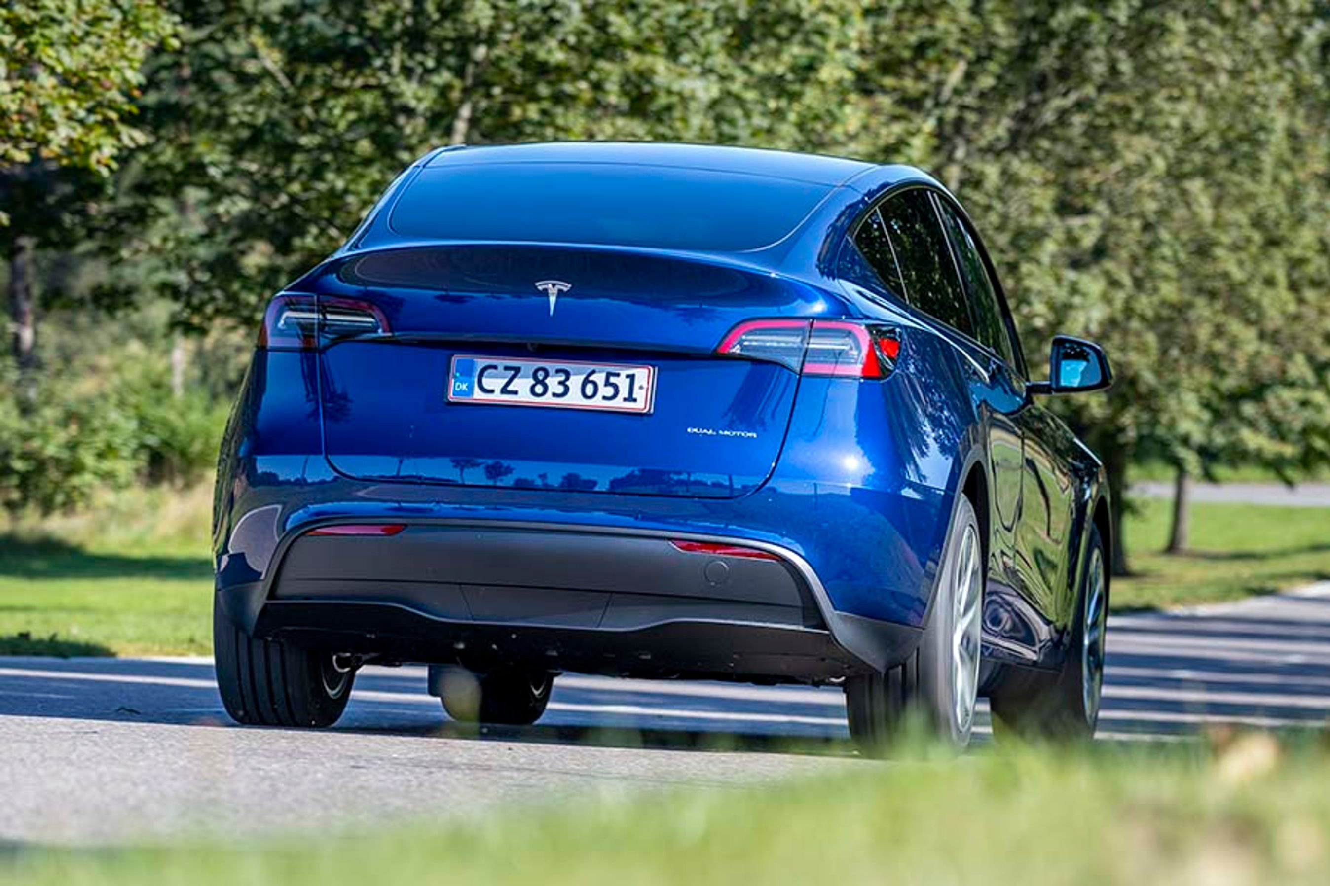 Tesla Model Y set bagfra