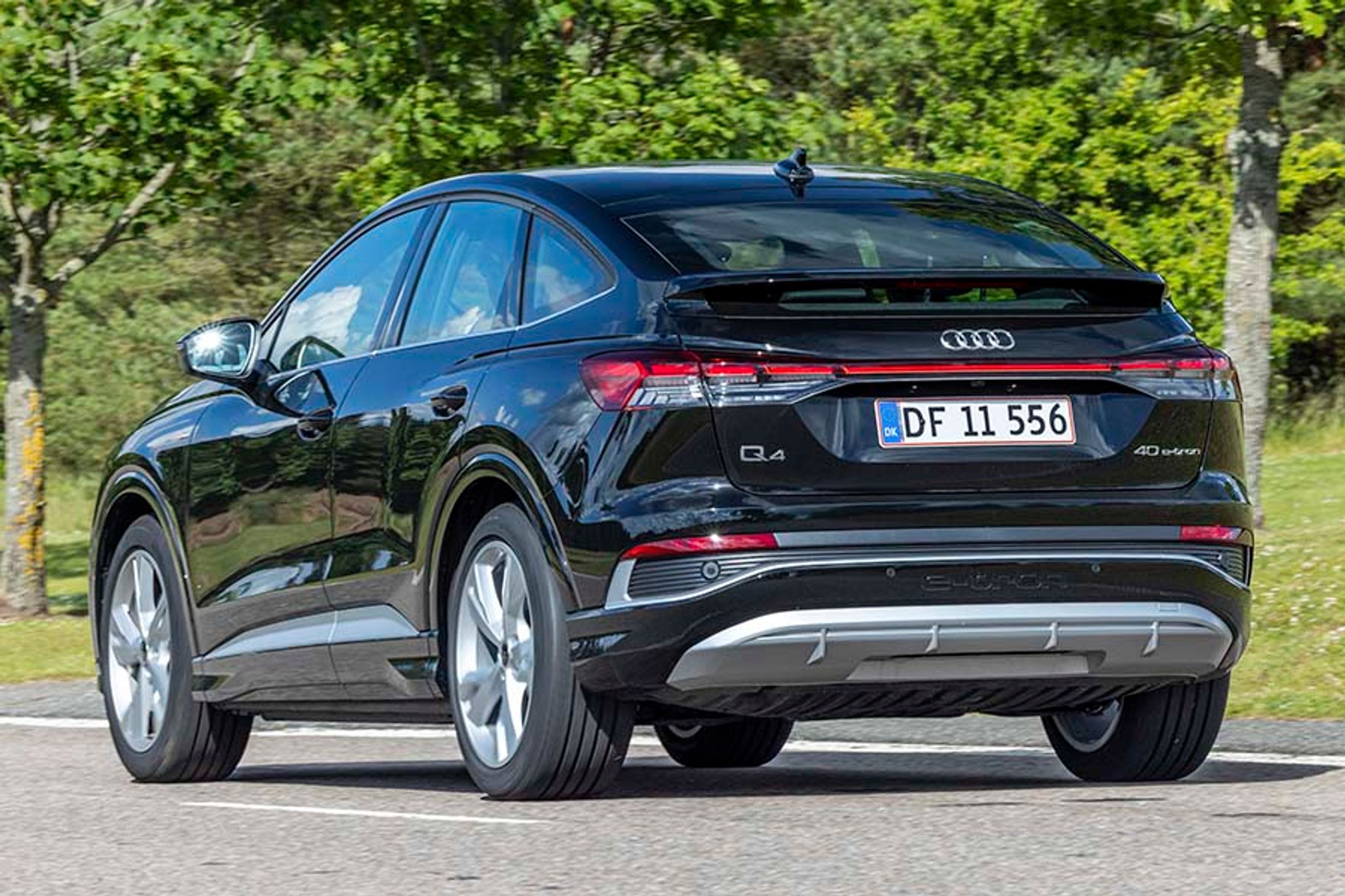 Audi Q4 e-tron set bagfra