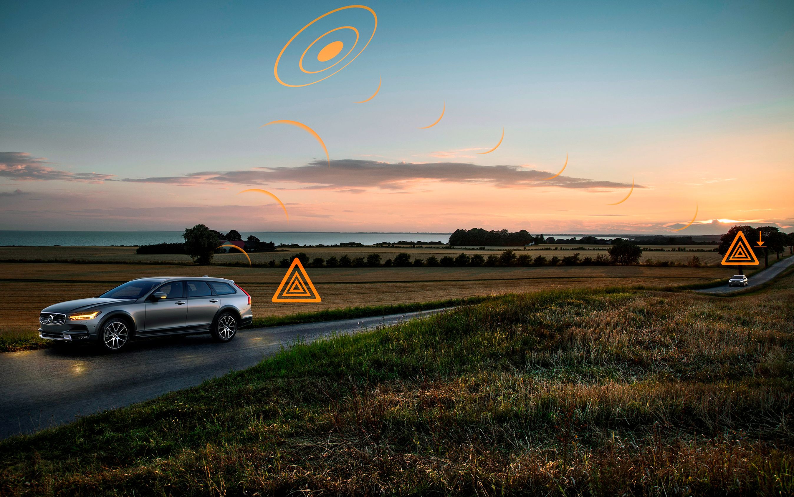 Biler kan nu advare hinanden om farlige situationer.