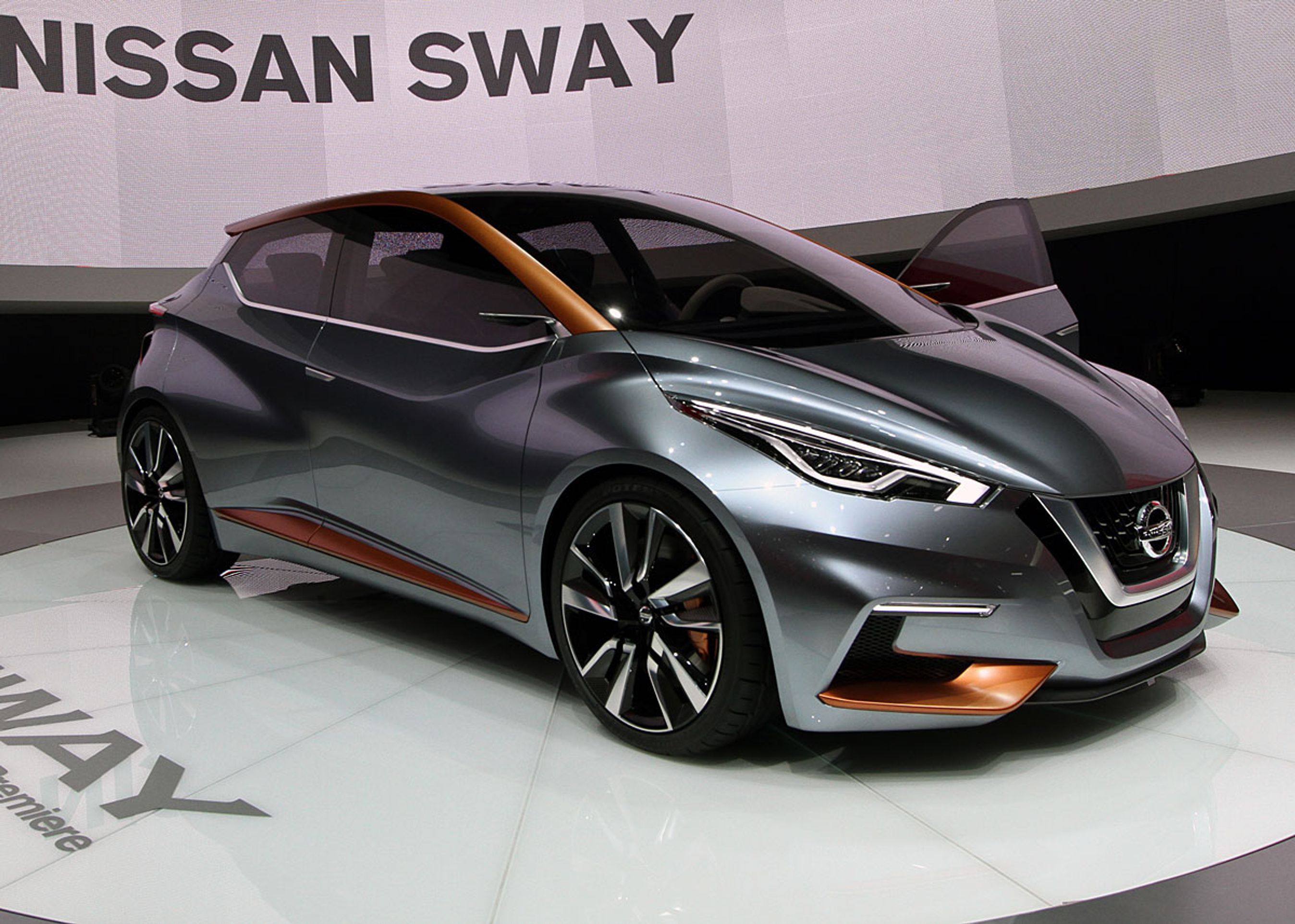 Mange træk fra konceptbilen Sway vil dukke op i den nye Micra. Foto: Torben Arent