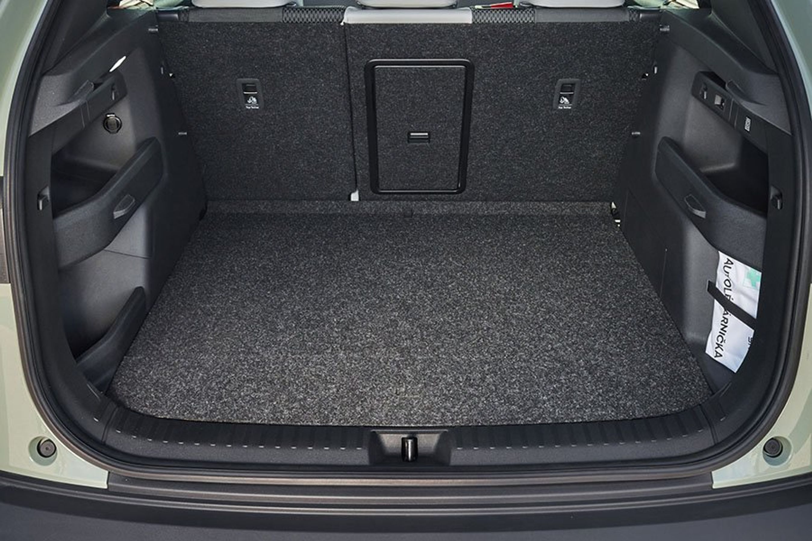 Bagagerummet i en Skoda Elroq