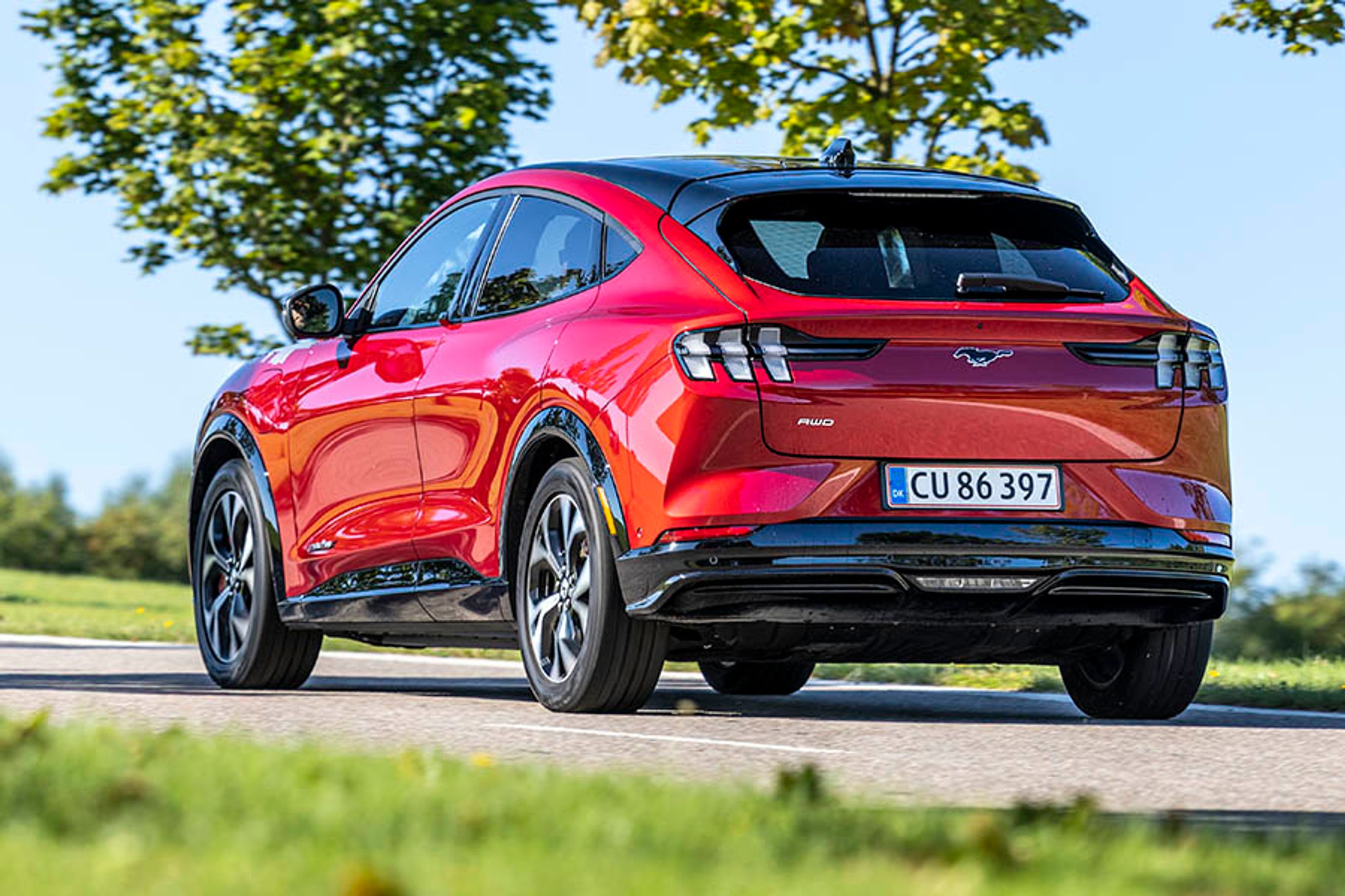 Ford Mustang Mach-E set bagfra