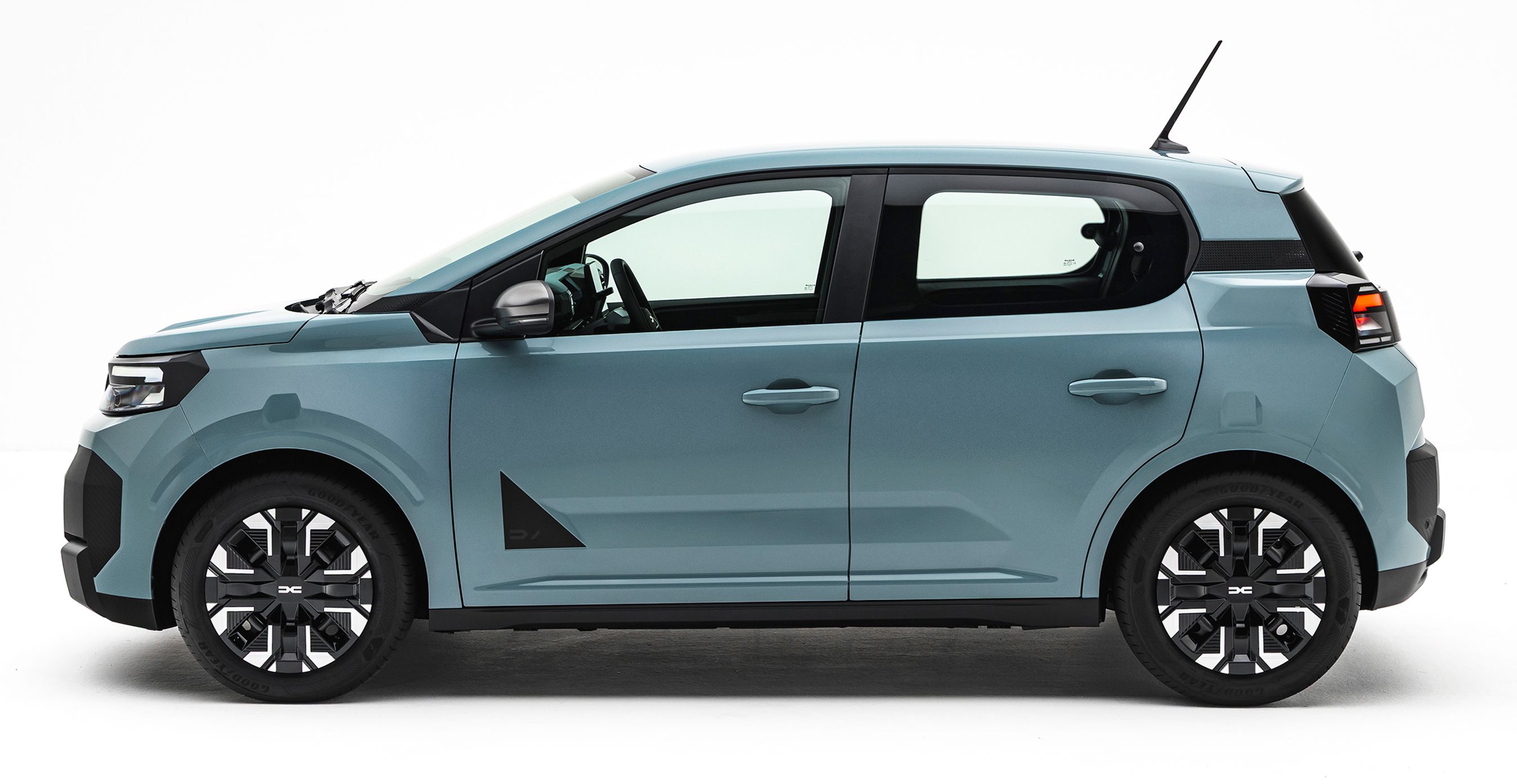 Dacia Spring i profil.