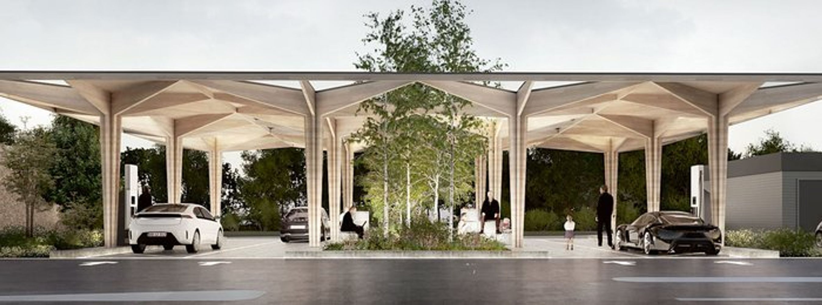 Elstationen i Frederica.