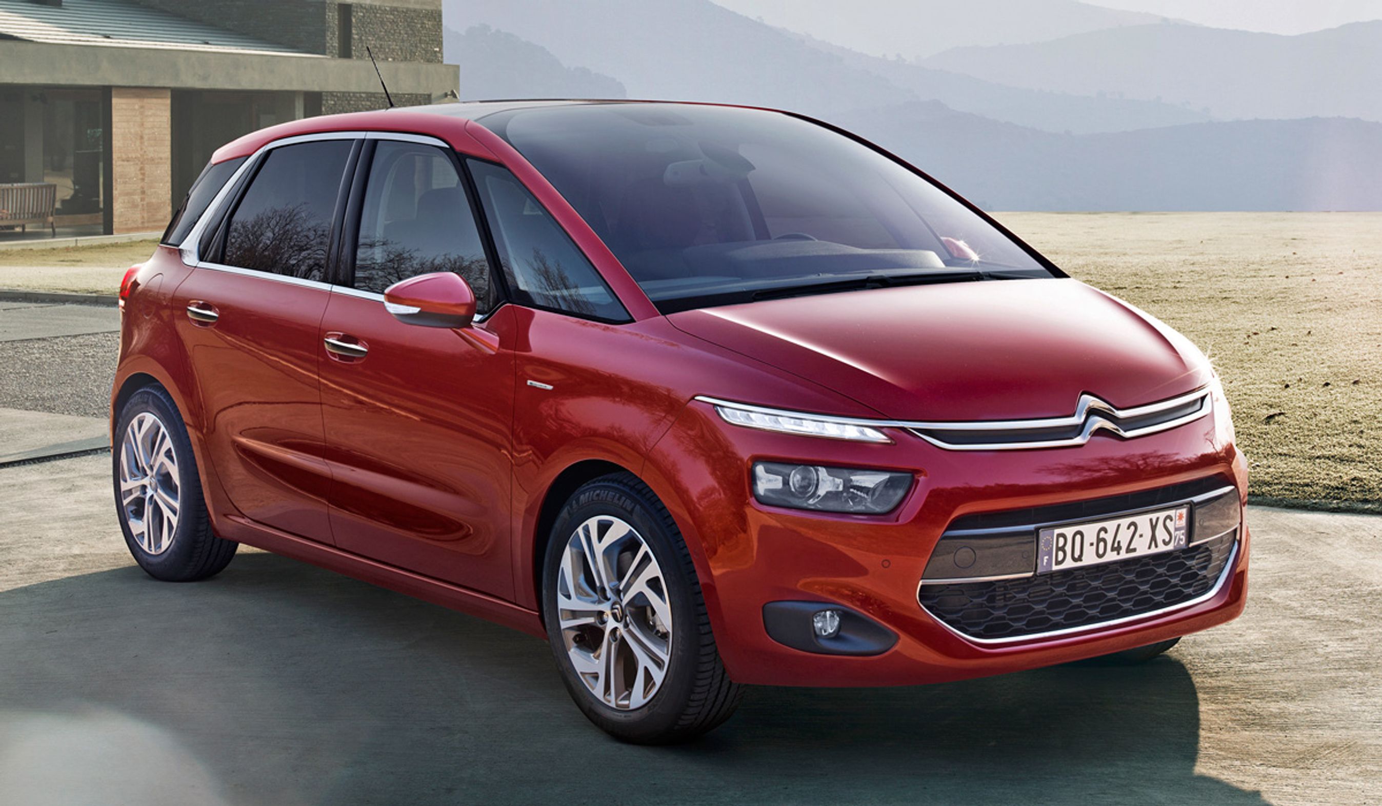 Citroën C4 Picasso i den korte fempersoners udgave.