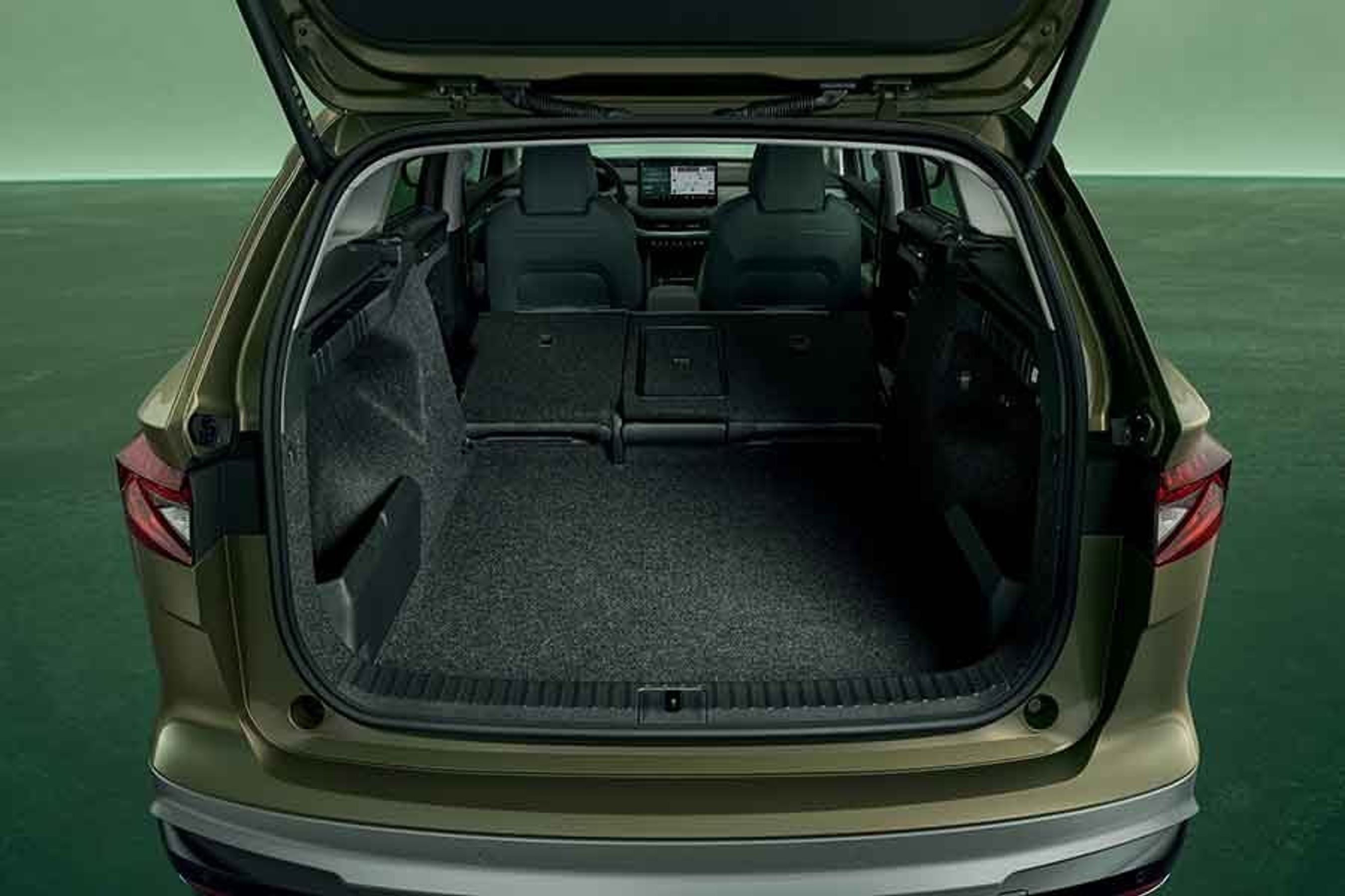 Bagagerum i en Skoda Enyaq