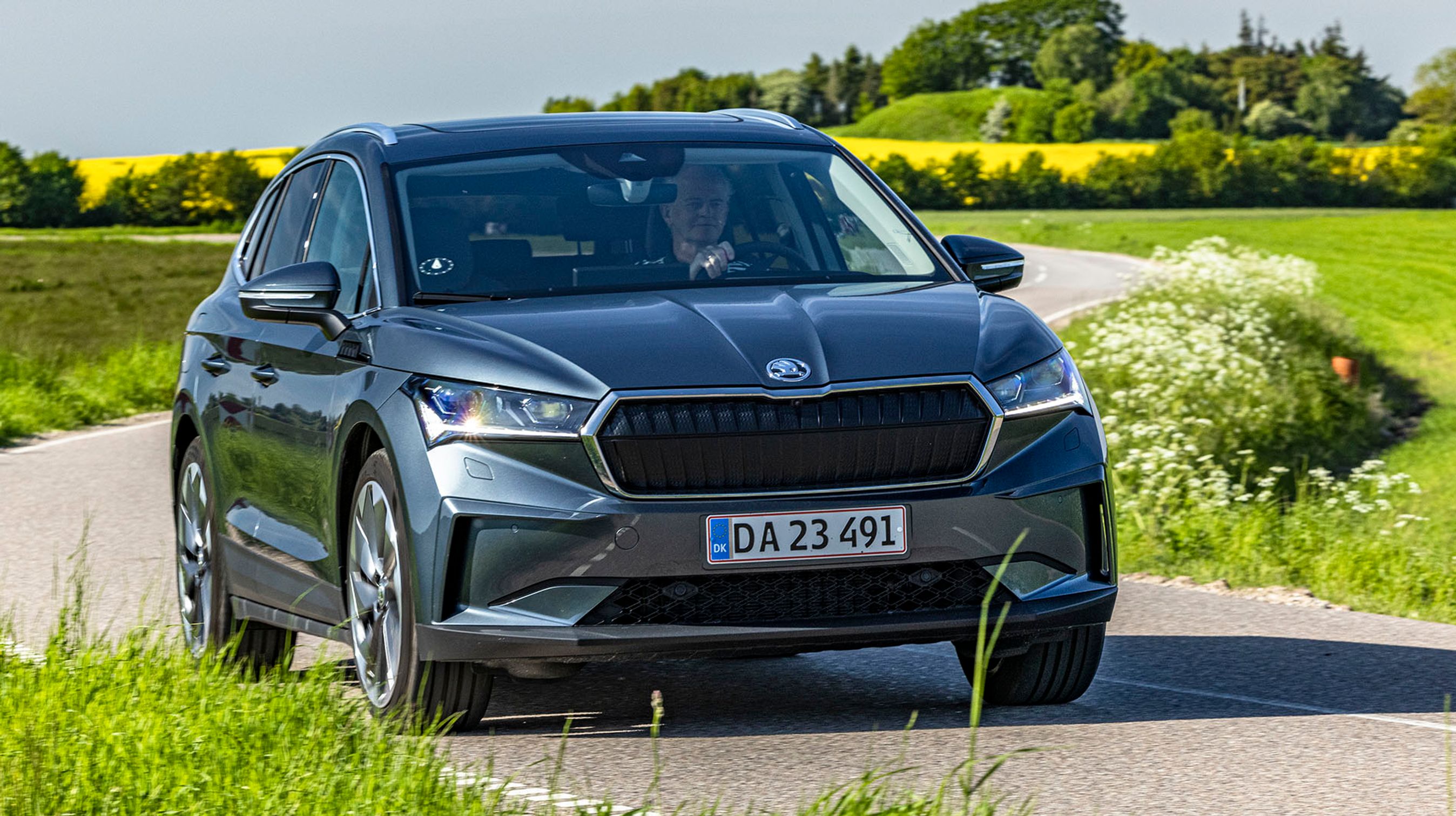 Skoda Enyaq set forfra