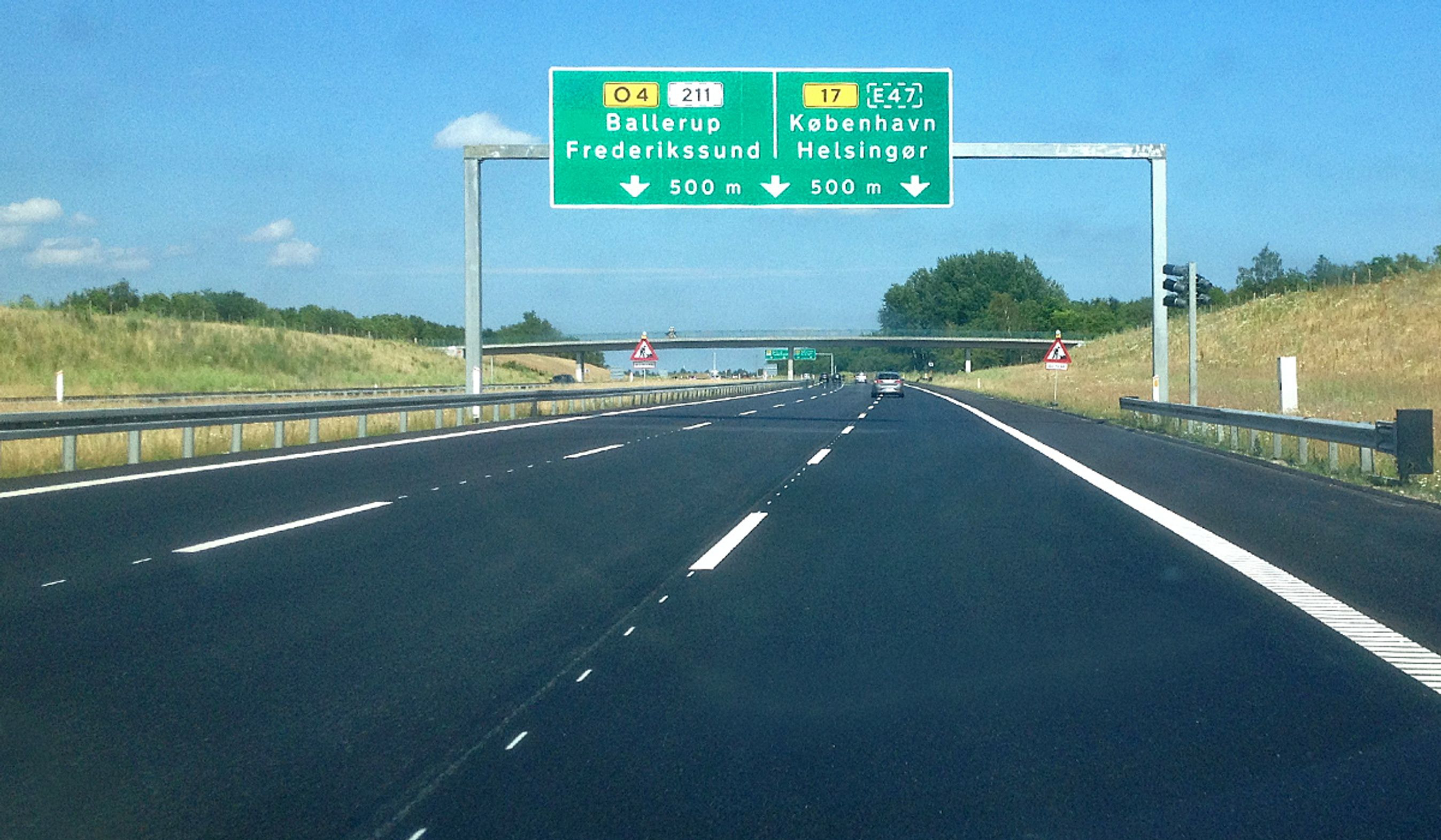 Motoring 4 ved København.