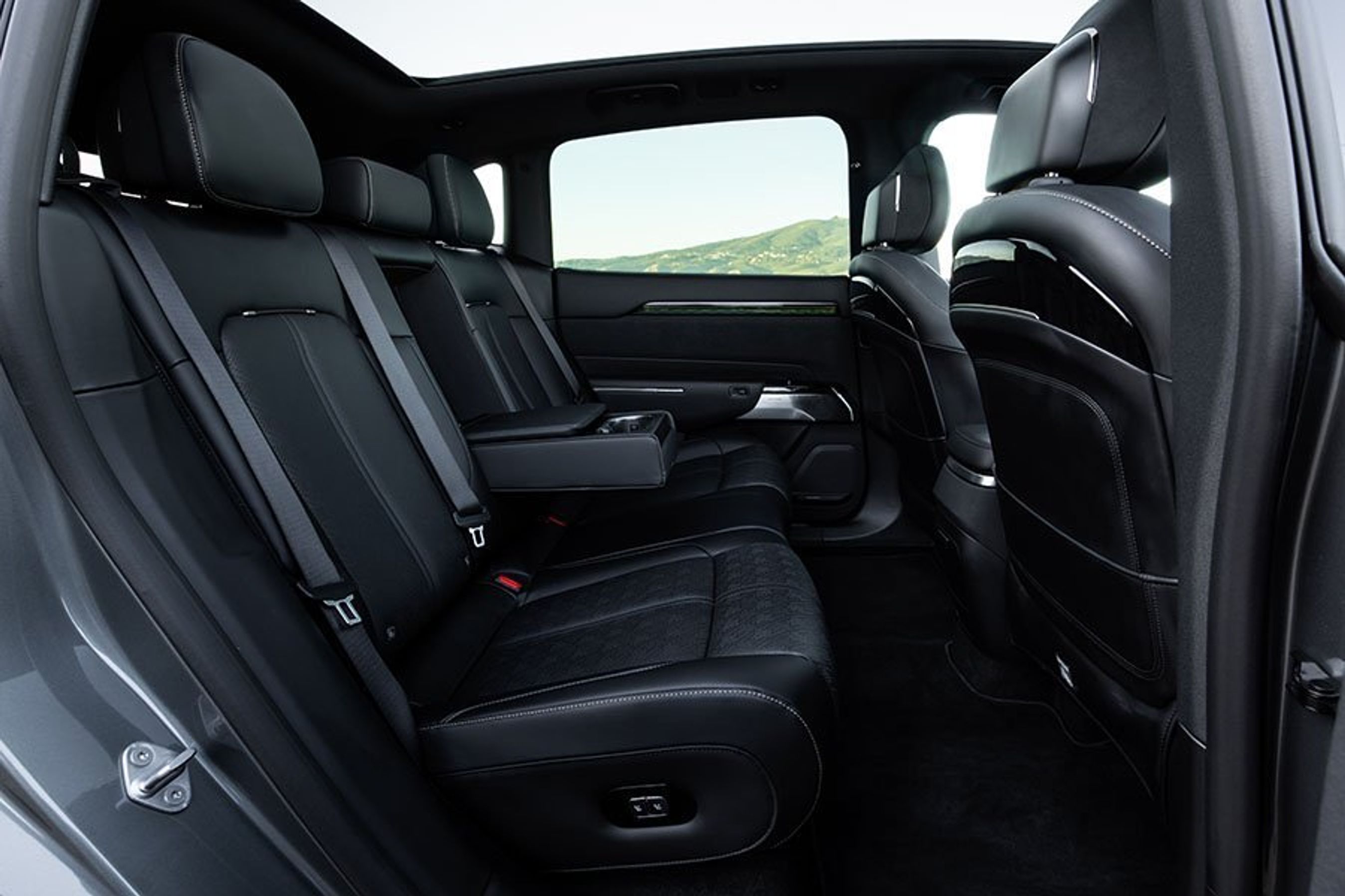 Bagsæder i en Zeekr 7X