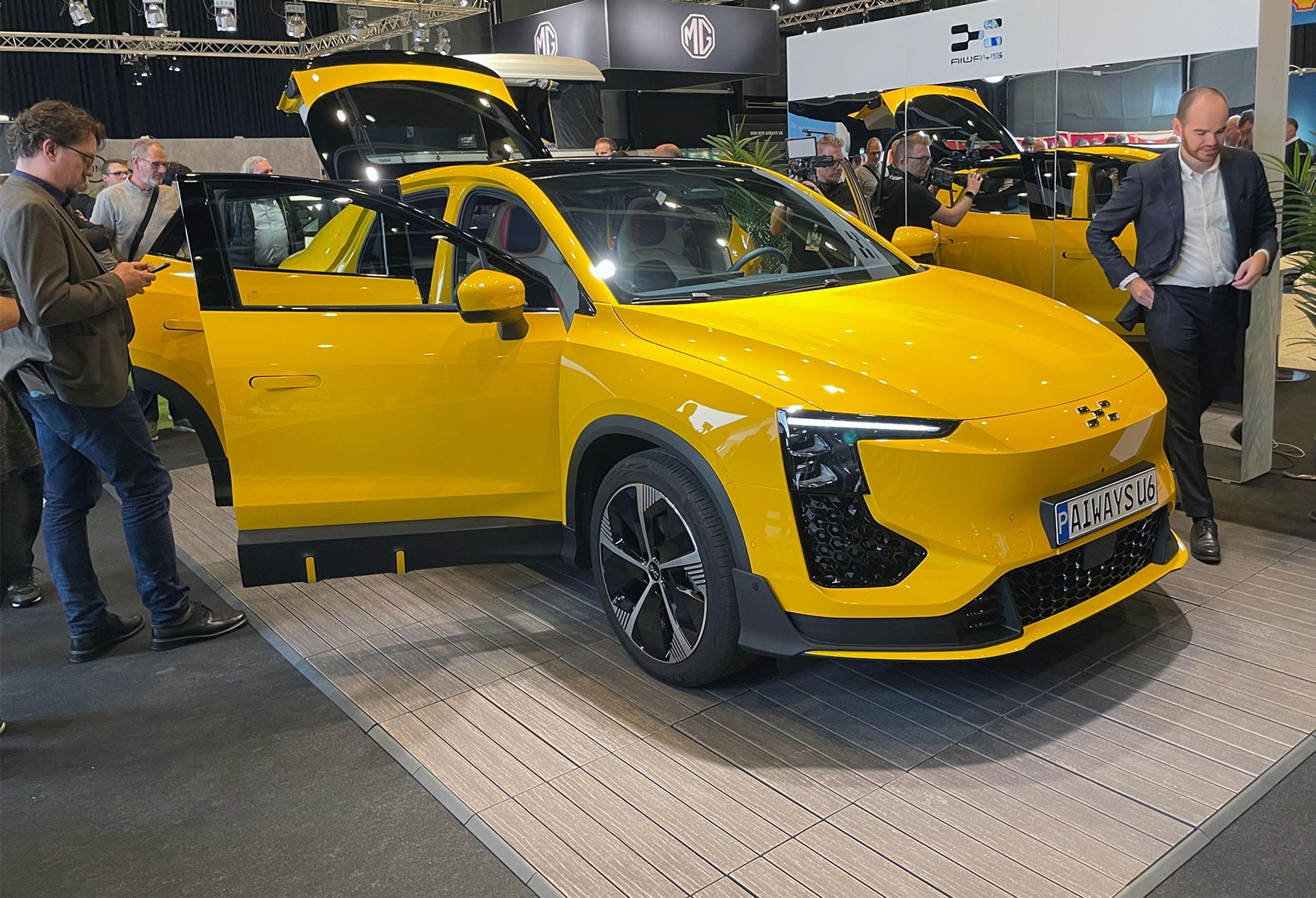 Aiways U6 ved europapremieren i København.